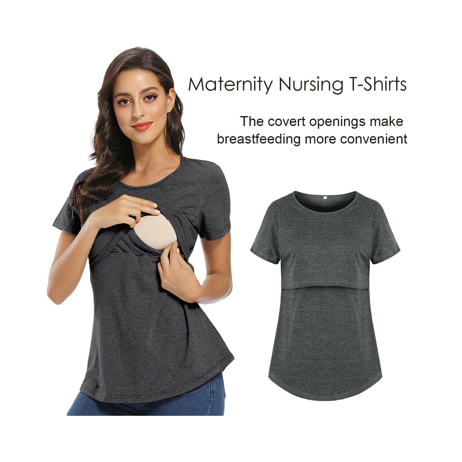 Haut de maternité Ultra [doux et confortable] haut d'allaitement pour femmes CA