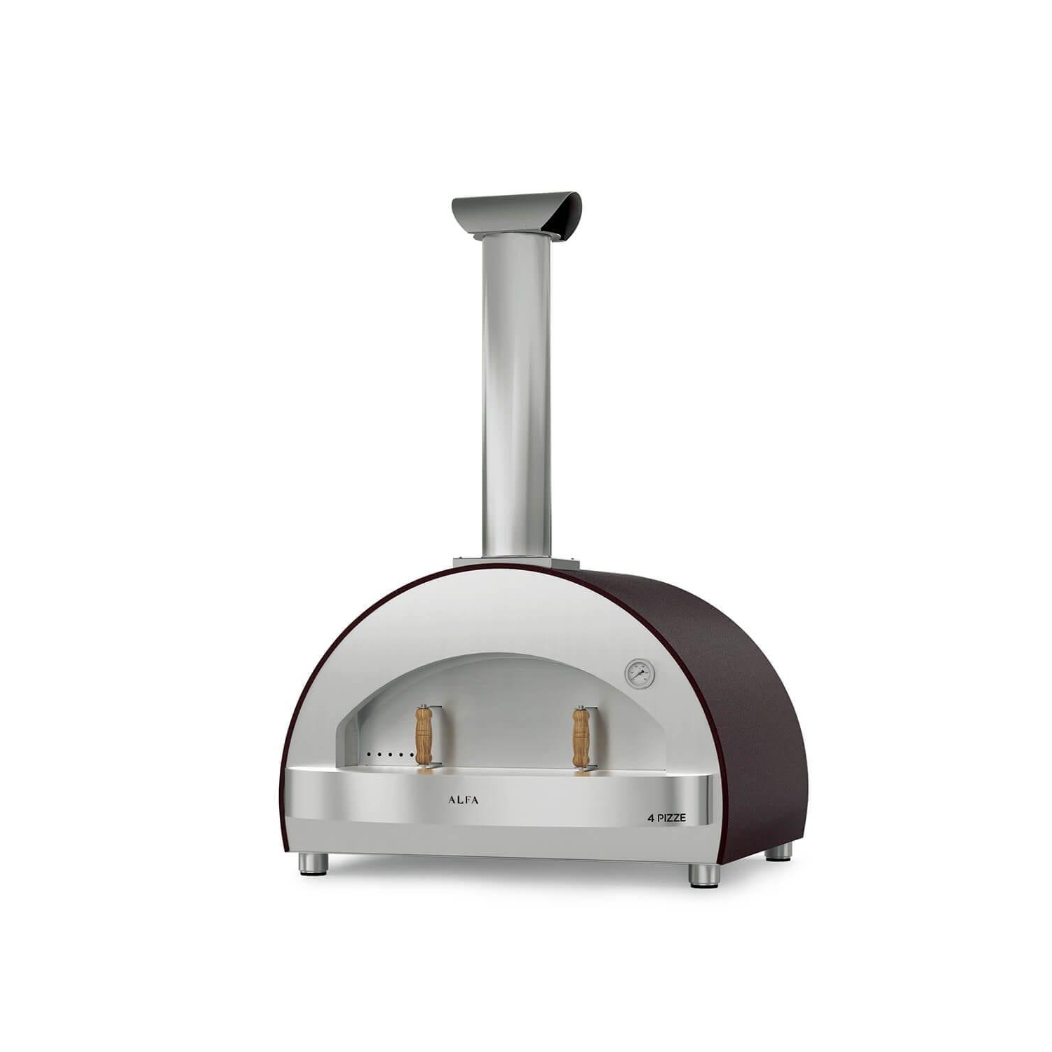 Alfa 4 PIZZE Copper Countertop Wood Fired Pizza Oven - FX4P-LRAM-T