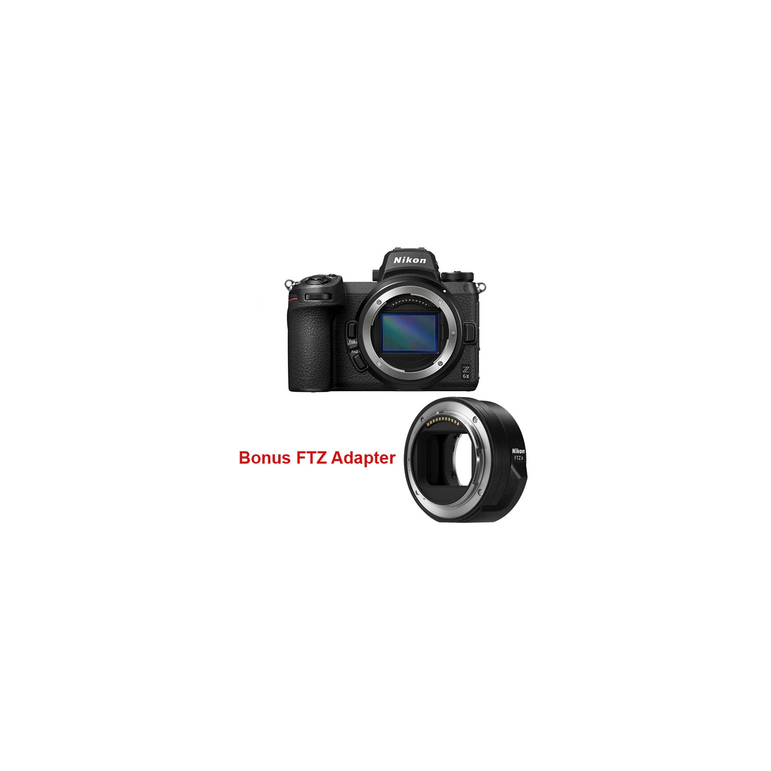 Nikon Z6 Mark II Body + FTZ Lens Adapter