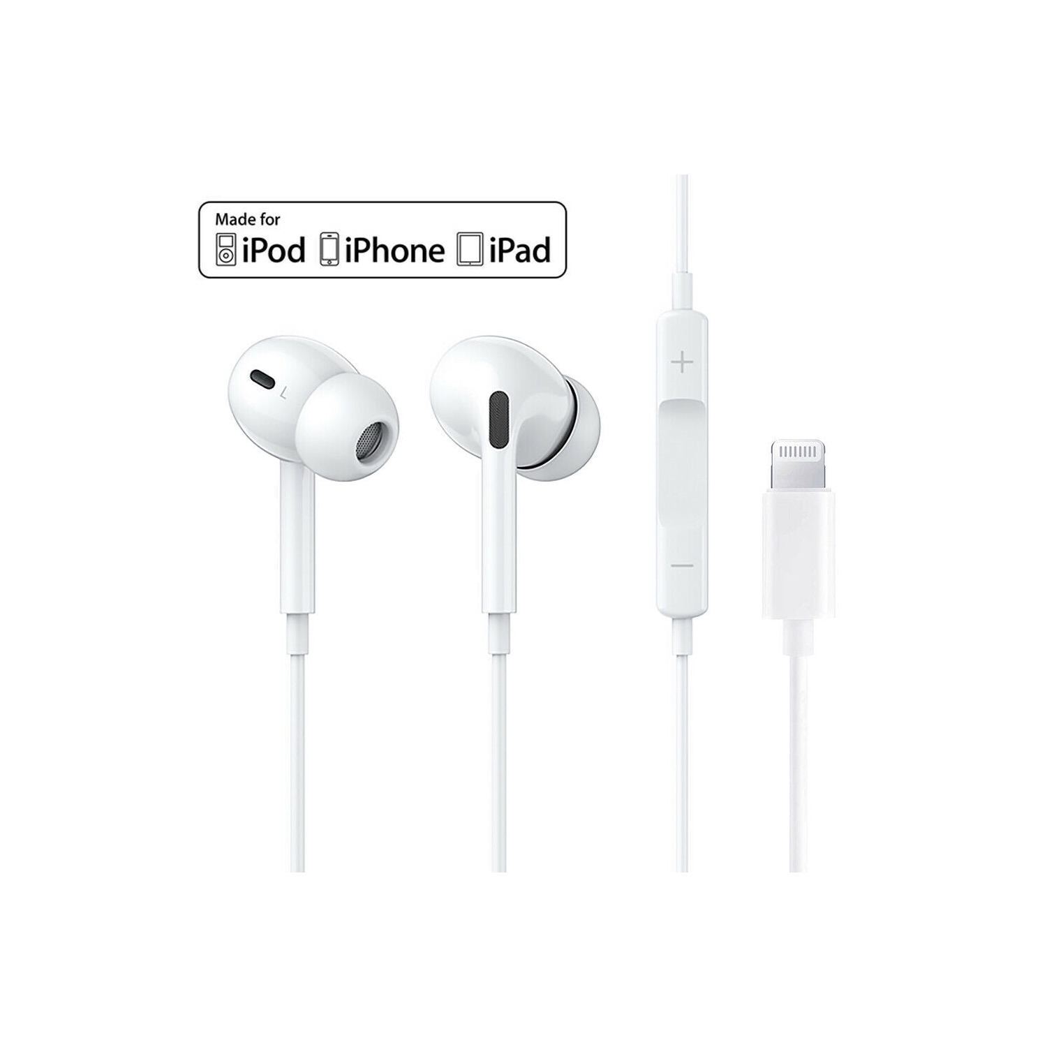 Isolation sonore, son stéréo HD, écouteurs boutons avec fil ergonomiques avec microphone et commande de volume