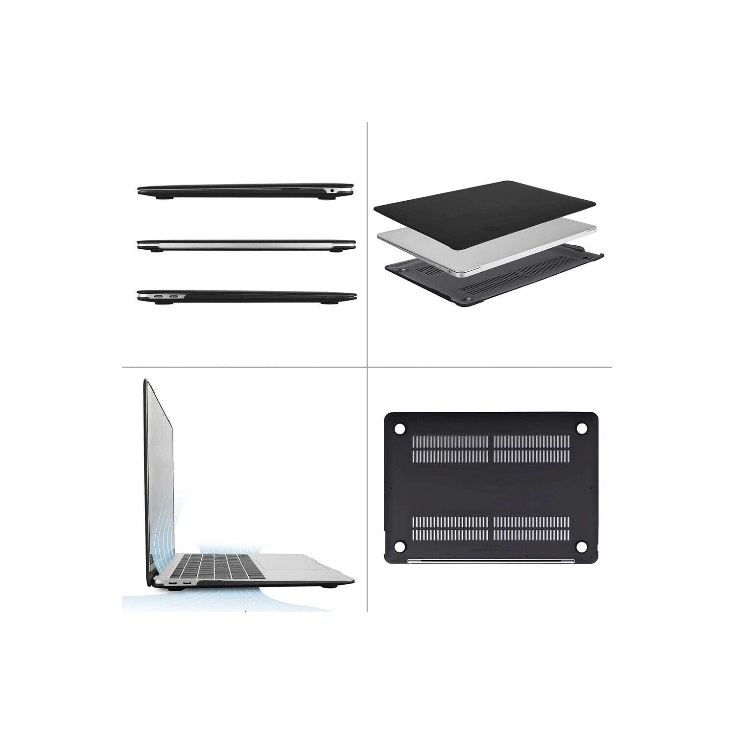 For Macbook Pro 15 A1990 A707 Rubberized Hard Shell Cover Lightweight & Slim CA