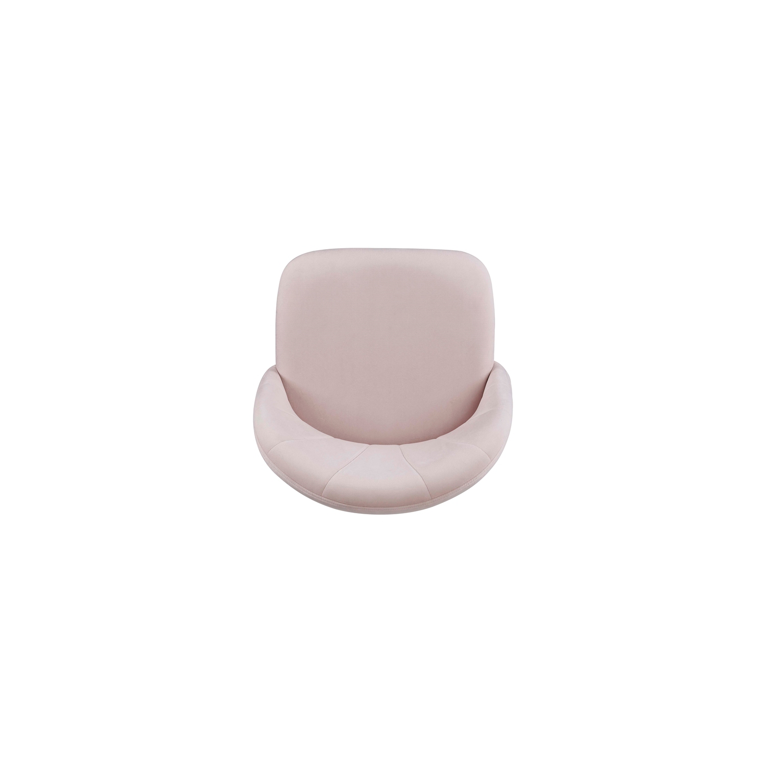 Linon Alyssa Metal Office Desk Chair in Blush Pink