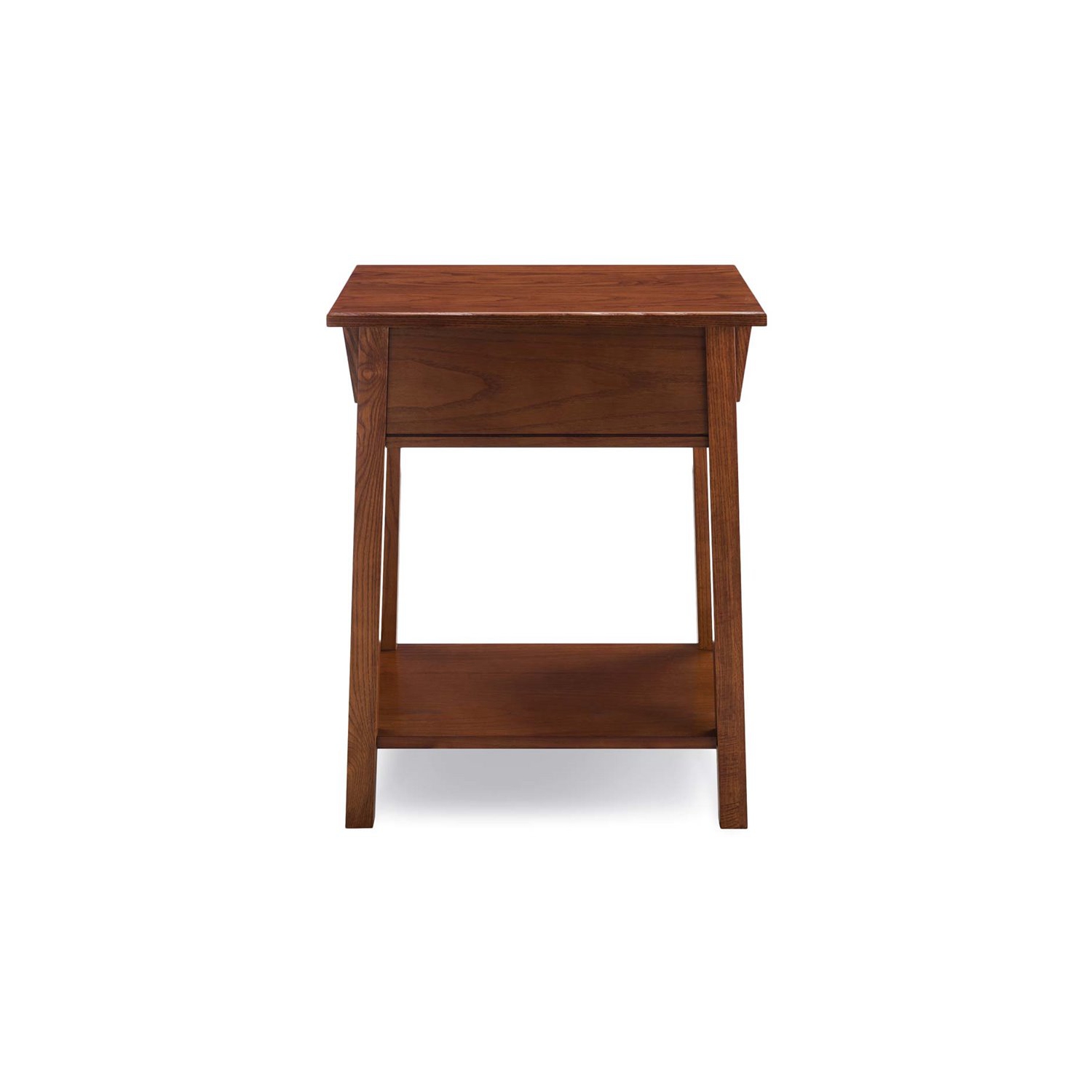 Leick Favorite Finds 1 Drawer Solid Wood Nightstand in Russet Brown