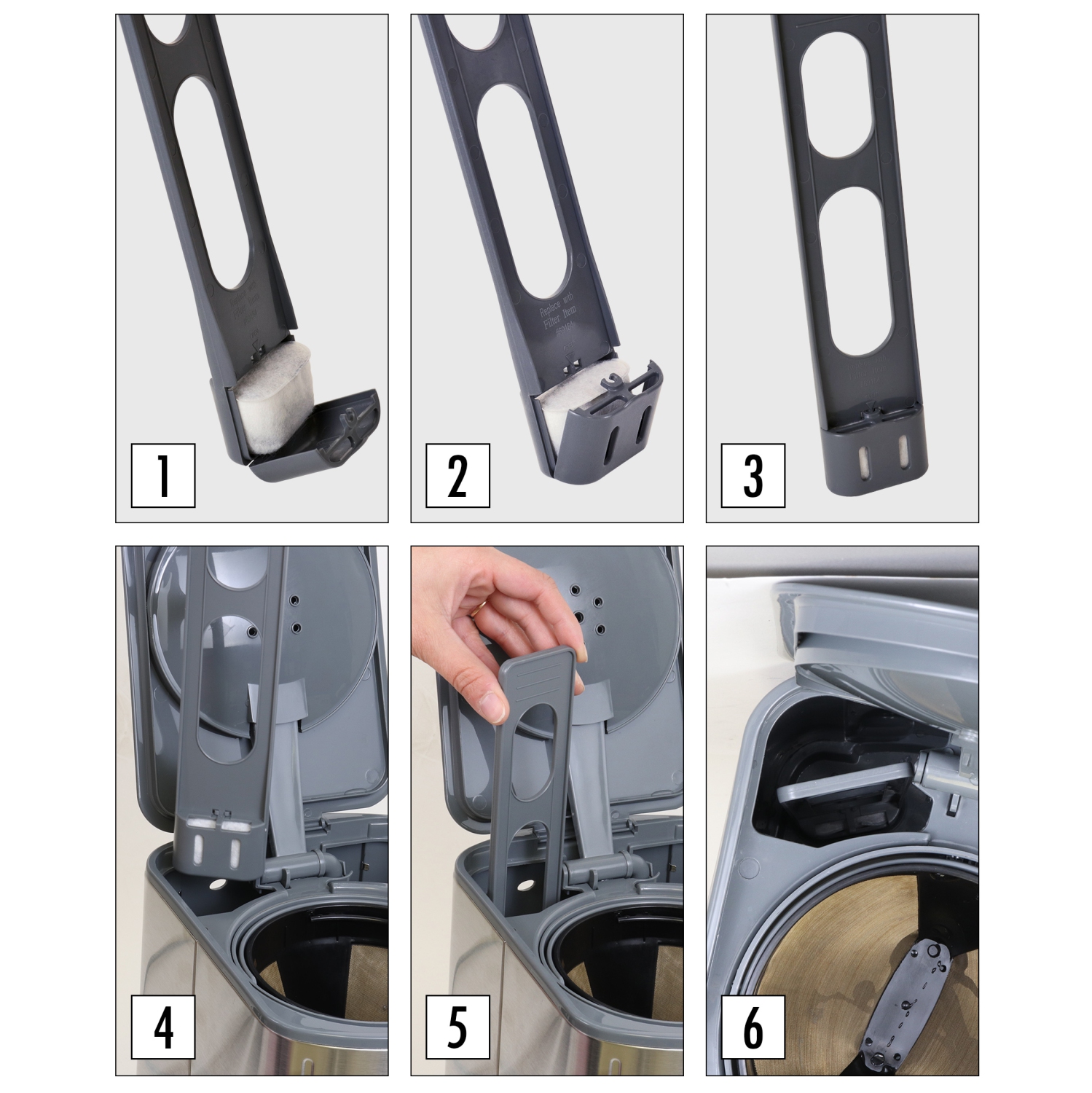 Filtres à eau au charbon de rechange compatibles avec Kenmore/Keurig/Cuisinart/Braun, paq. 12, offrant un goût pur et rafraîchissant