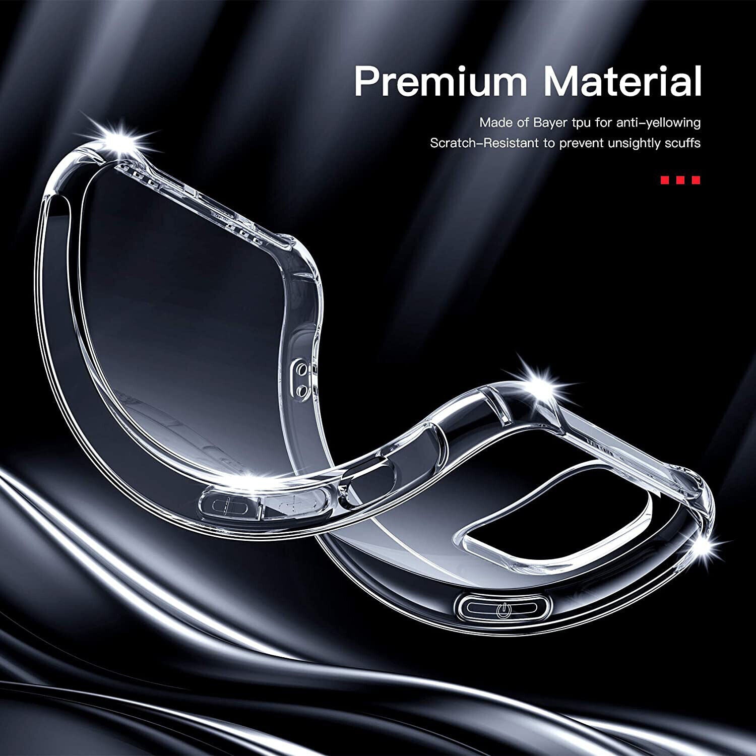 iPhone 12 Mini Shockproof Clear Case & Anti Blue Light Glass & Camera Lens Glass