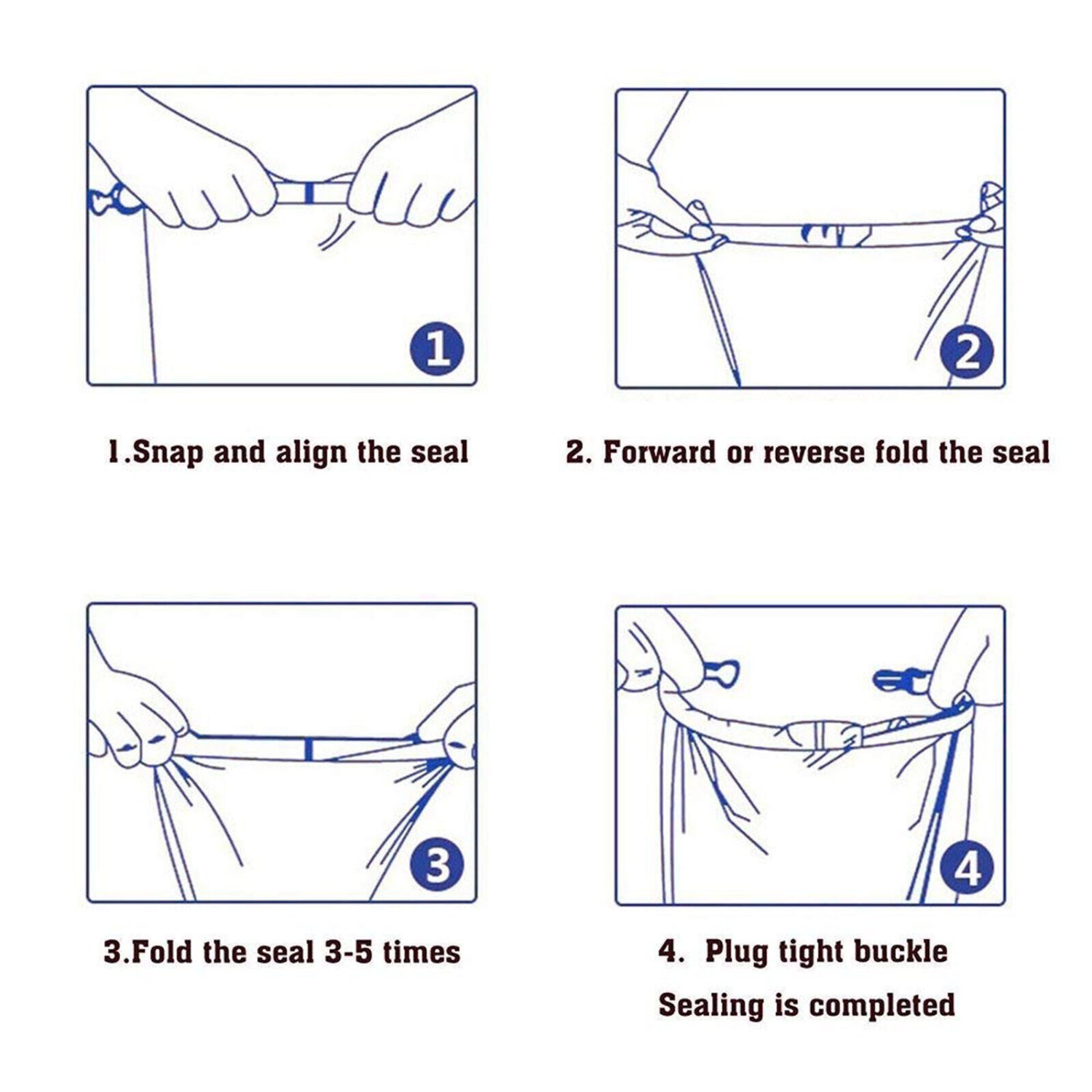 SAC étanche flottant AVEC sangle arrière réglable, BLEU, É.-U.