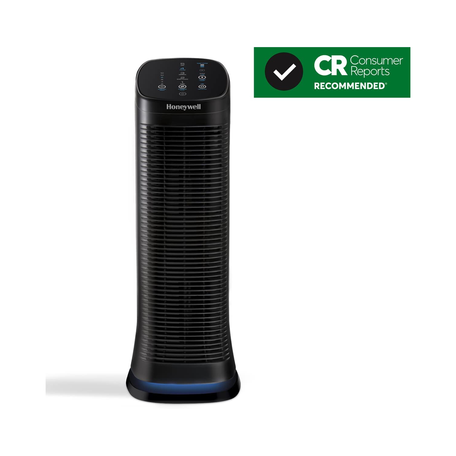 Honeywell Air Genius 5 Air Purifier for Large Rooms up to 250 sq.ft, Black