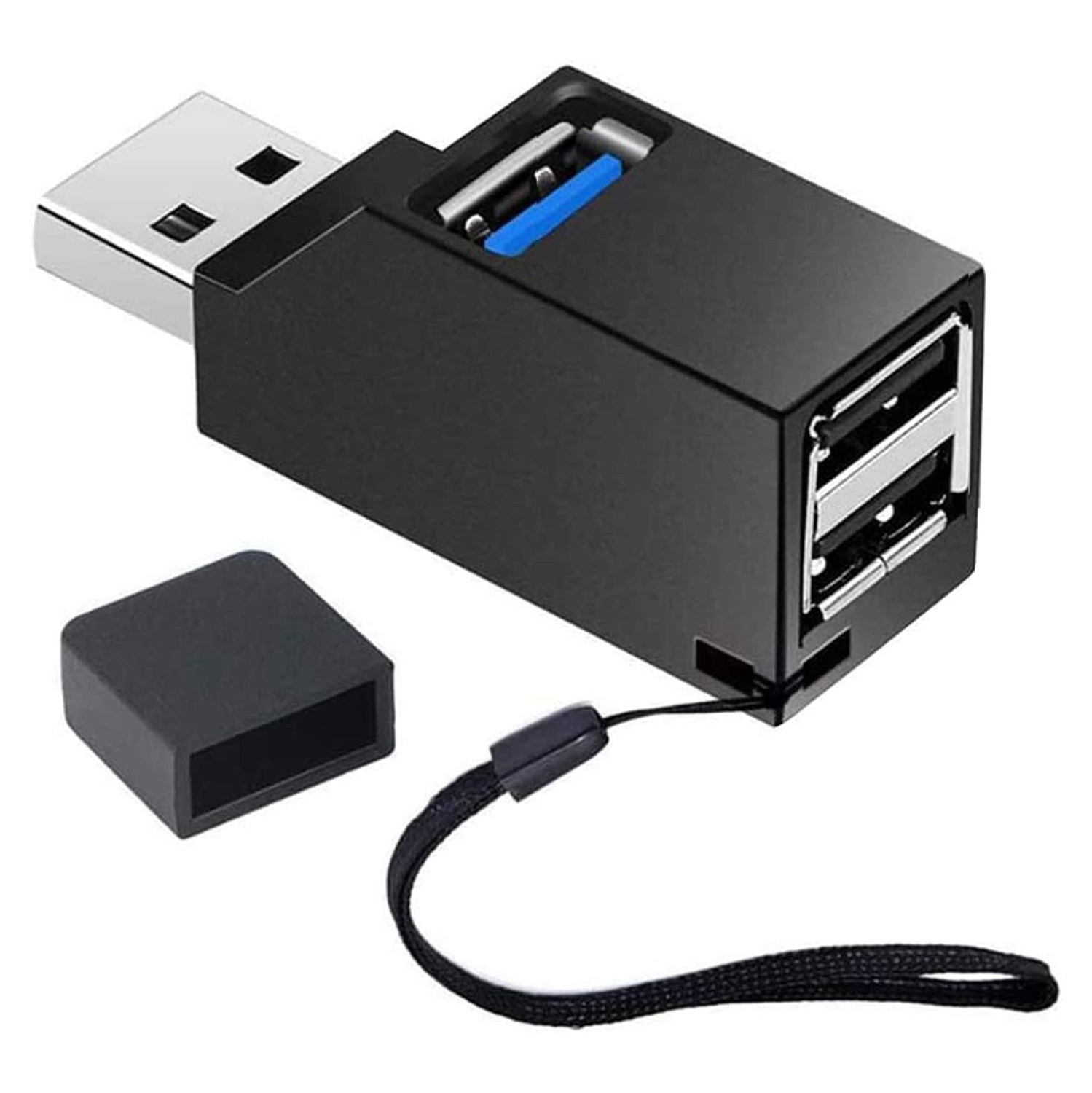 USB Hub,3 Port High Speed Splitter Plug and Play Bus Powered for MacBook, Mac Pro/Mini, iMac, Surface Pro, XPS, Notebook PC, USB Flash Drives, Mobile