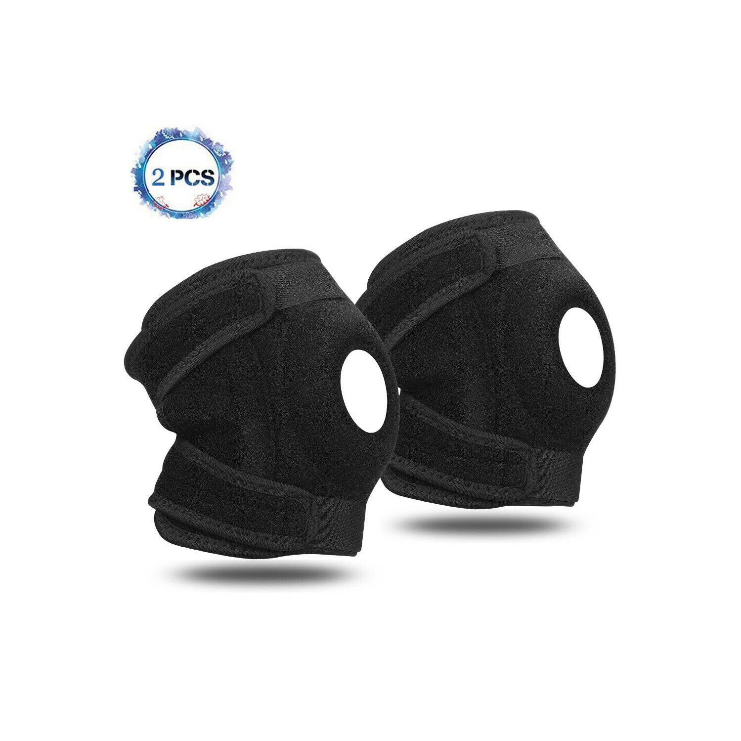 Adjustable Neoprene Knee Brace w/ Anti-Slip Design for Running Arthritis Jumper