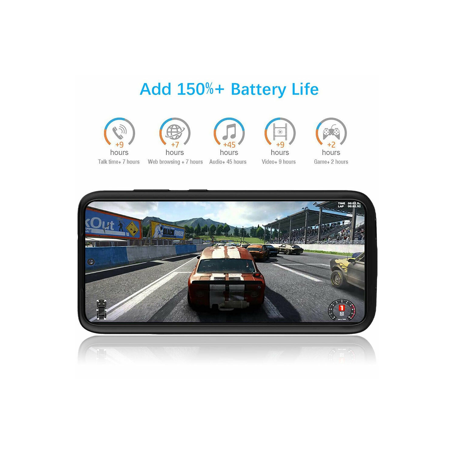 Samsung Galaxy Note 10+ 10 Boîtier de batterie haute capacité de 6000 mAh avec trou S-Pen