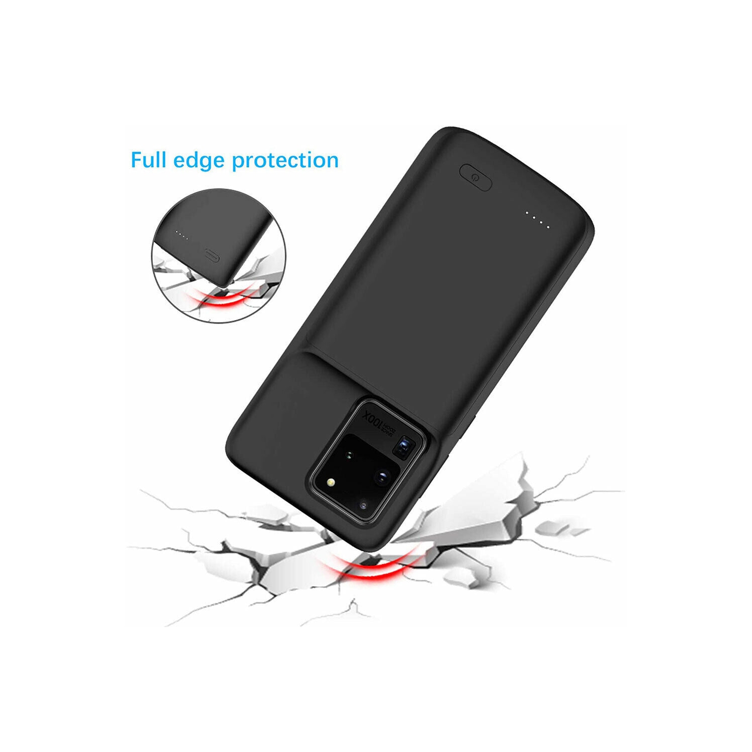 Samsung Galaxy Note 10+ 10 Boîtier de batterie haute capacité de 6000 mAh avec trou S-Pen