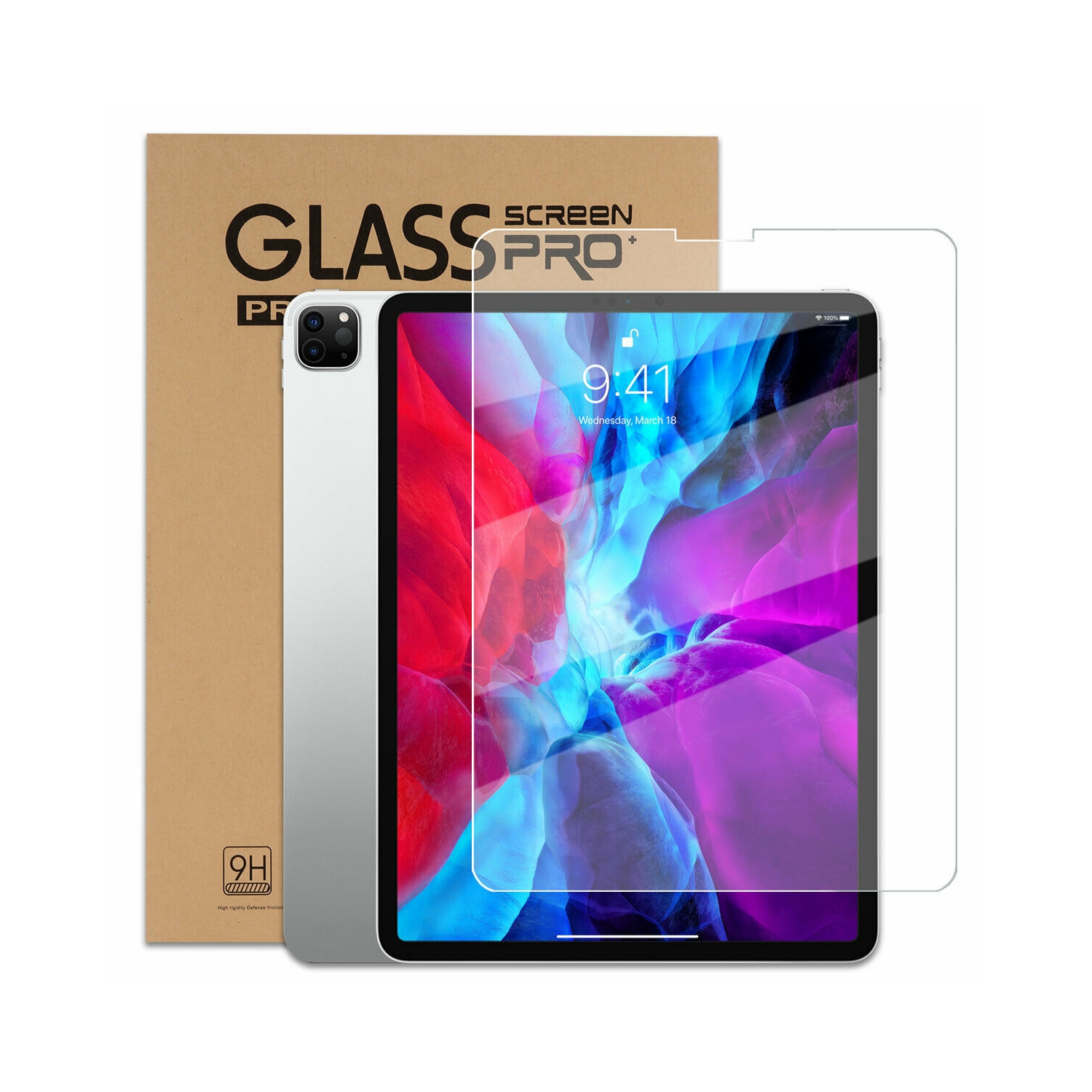 Protecteur d’écran Ultra HD/mat antireflet/verre trempé pour tous les modèles de iPad