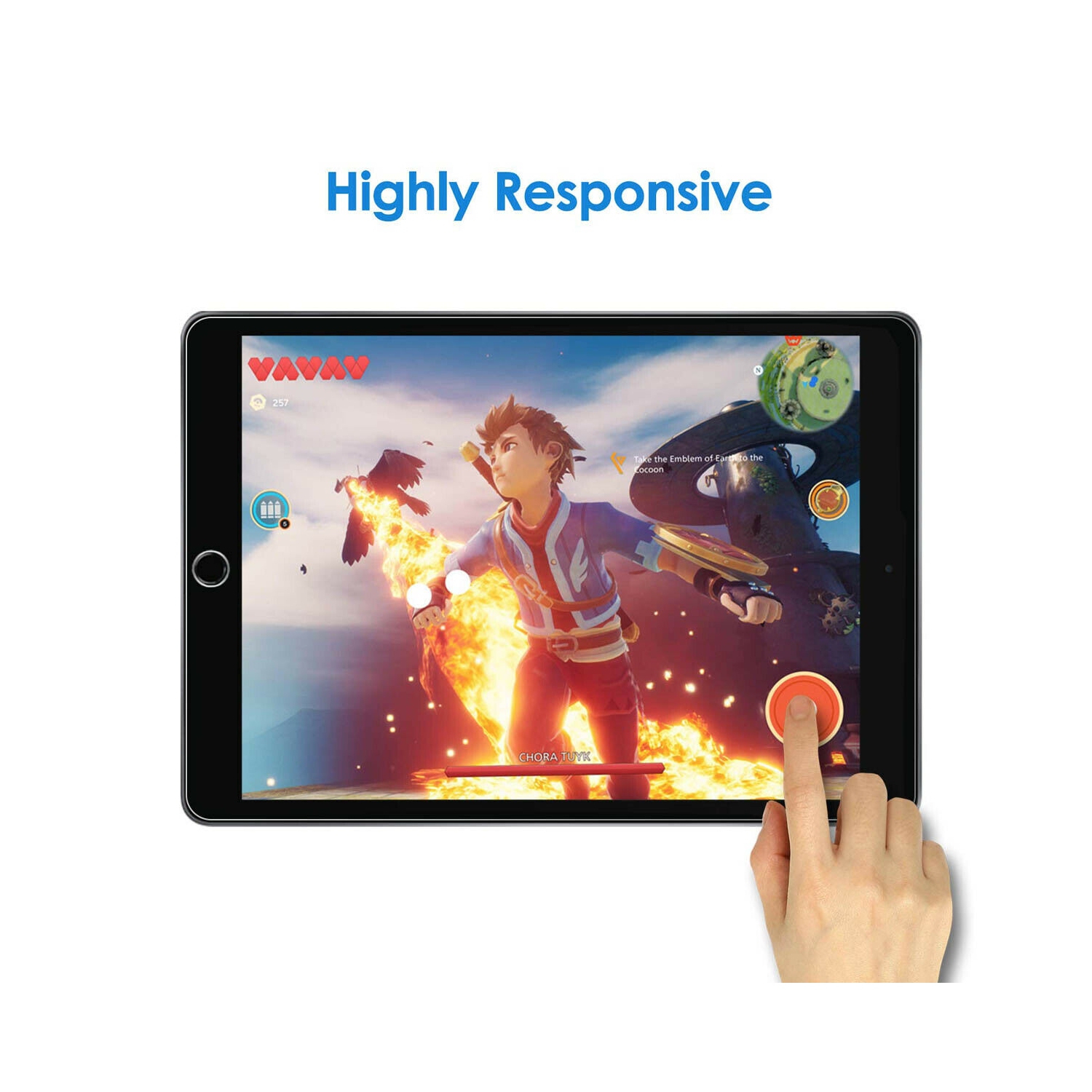 Protecteur d’écran Ultra HD/mat antireflet/verre trempé pour tous les modèles de iPad