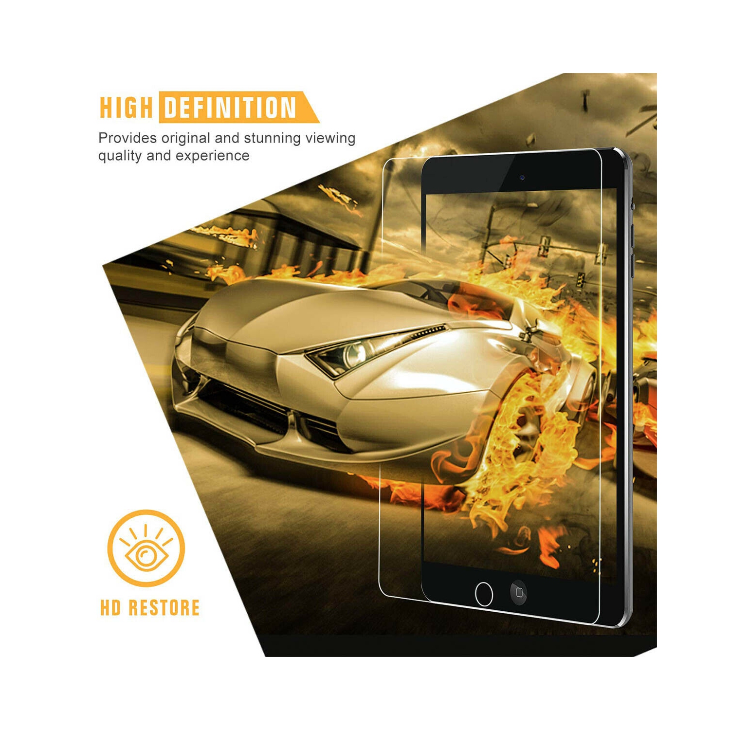 Protecteur d’écran Ultra HD/mat antireflet/verre trempé pour tous les modèles de iPad