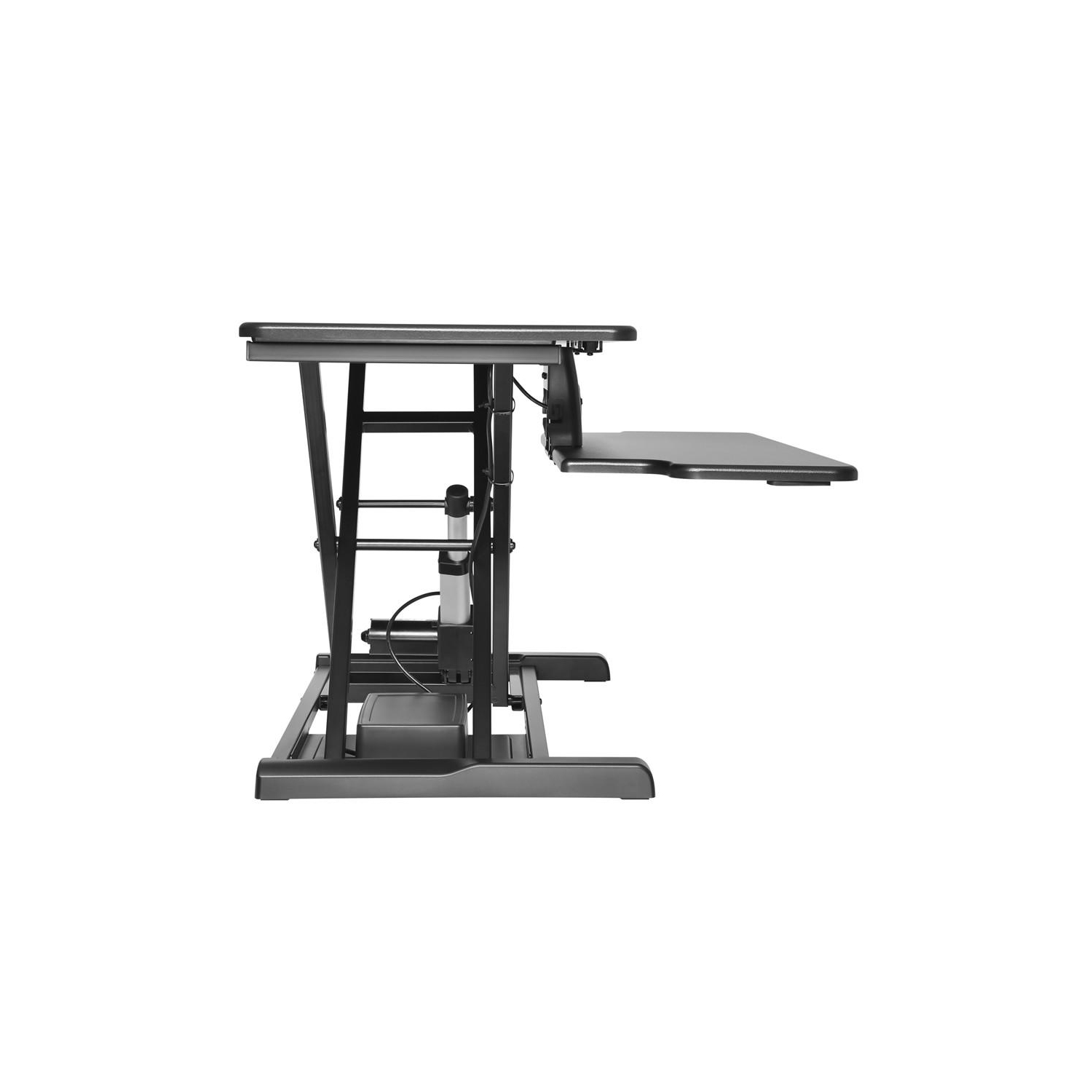 Standing Desk Converter, Electric Sit Stand Desk,Height Adjustable Task Desks & Workstations, One-Touch Button 31.5" Desk Riser Fits Dual Monitor