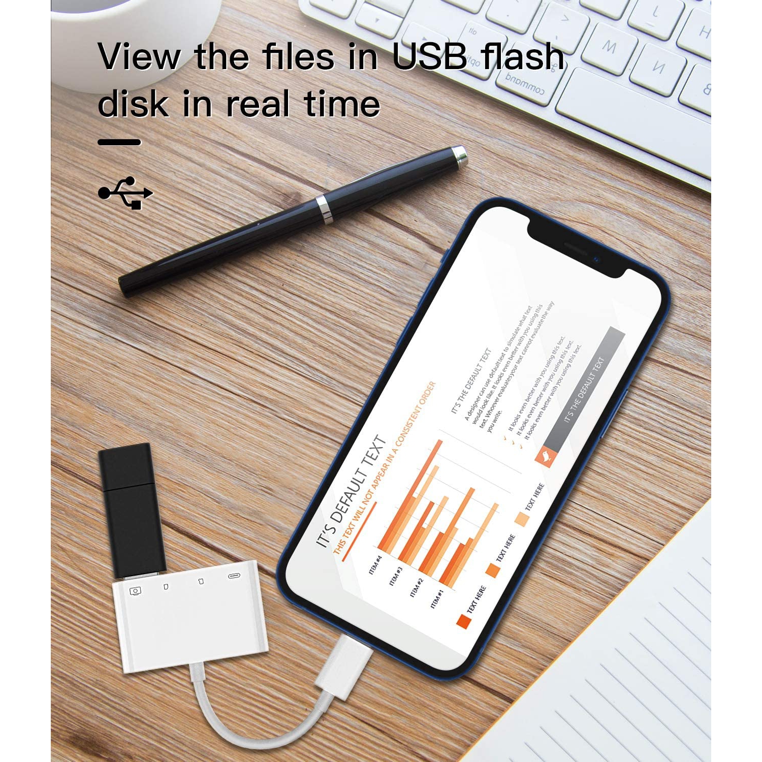 SD Card Reader for Iphone Dongle Lightning to USB Micro TF Charger Cable OTG Adapter Accessorie for Apple Camera Memory Mouse Keyboard Viewer Flash