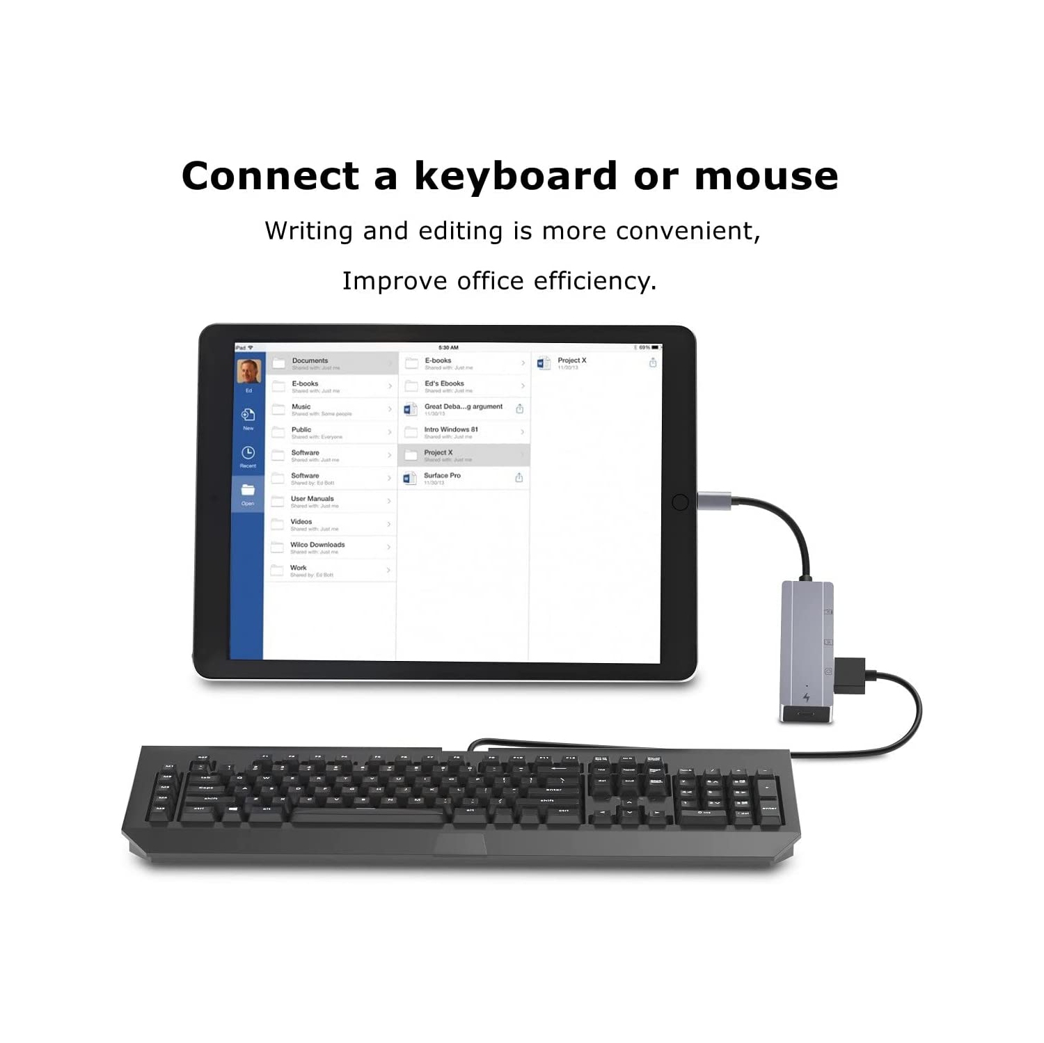 Lightning to SD Card Camera Reader[Apple MFi Certified] , 4 IN 1 USB Female OTG Adapter for iPhone 13 12 11 Xr X XS 8 7 Plus iPad Pro…