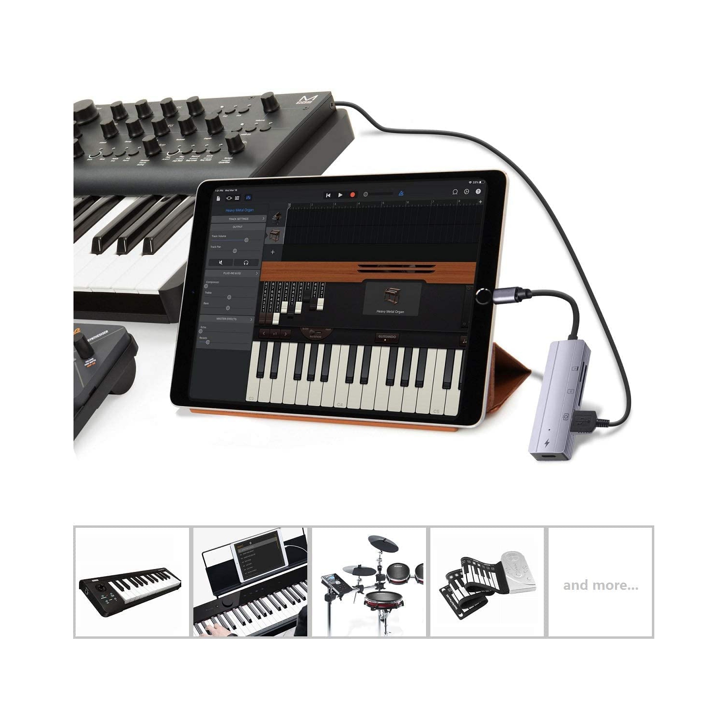 Lightning to SD Card Camera Reader[Apple MFi Certified] , 4 IN 1 USB Female OTG Adapter for iPhone 13 12 11 Xr X XS 8 7 Plus iPad Pro…