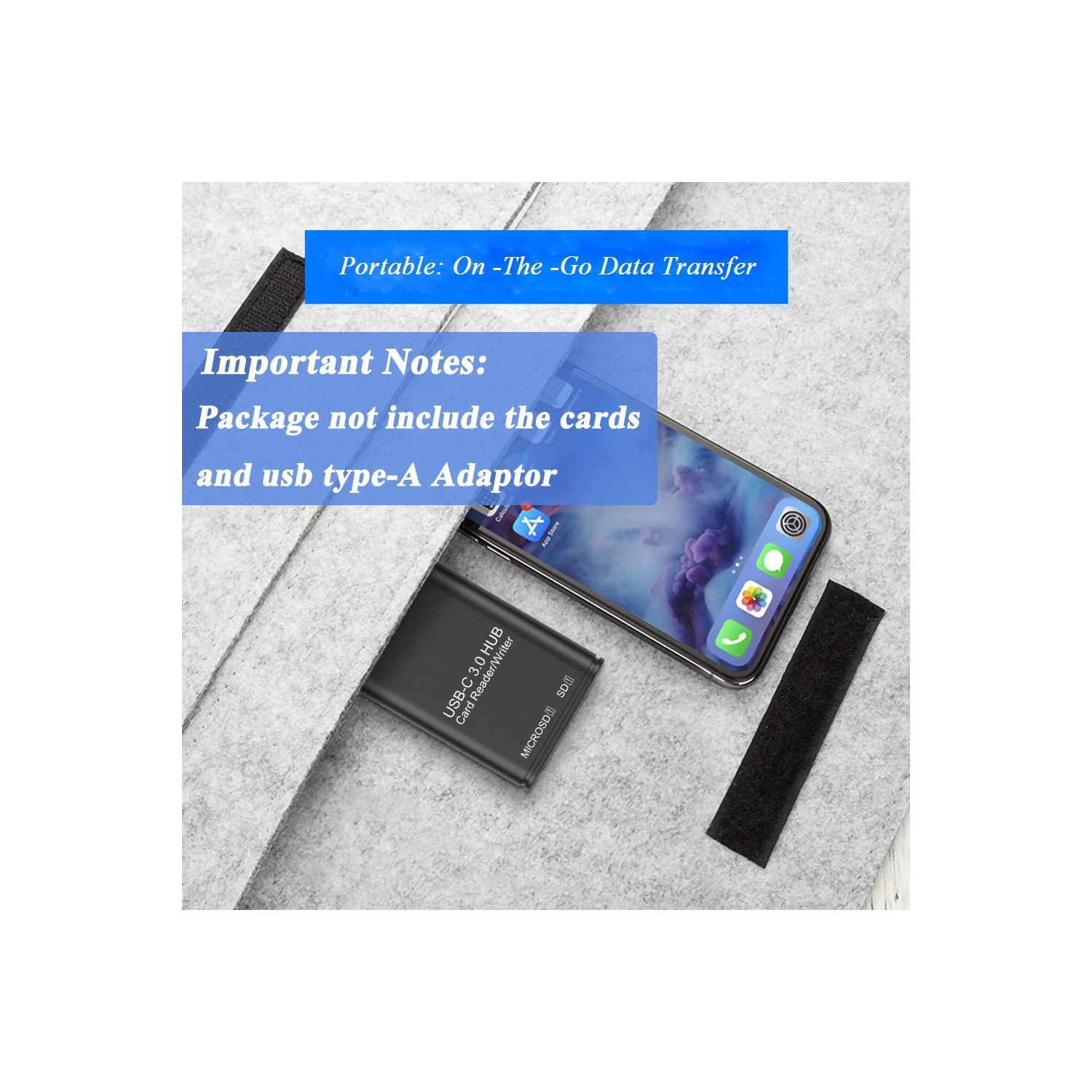 Lecteur de cartes SD USB-C, concentrateur USB 3.0-C haute vitesse, lecteur de cartes SD Micro SD, adaptateur OTG pour PC téléphones