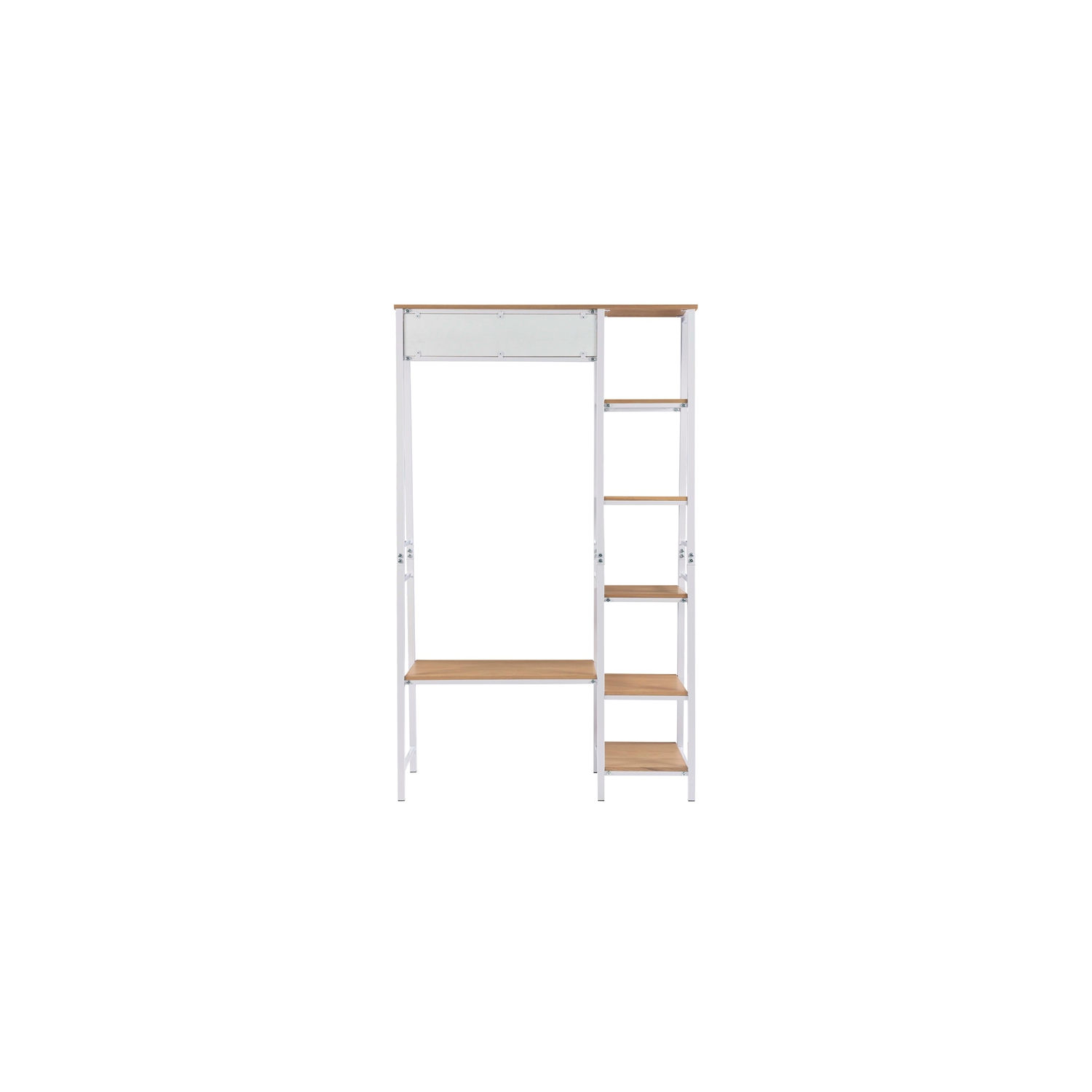 Portemanteau en métal et en bois Austin de Linon - Blanc