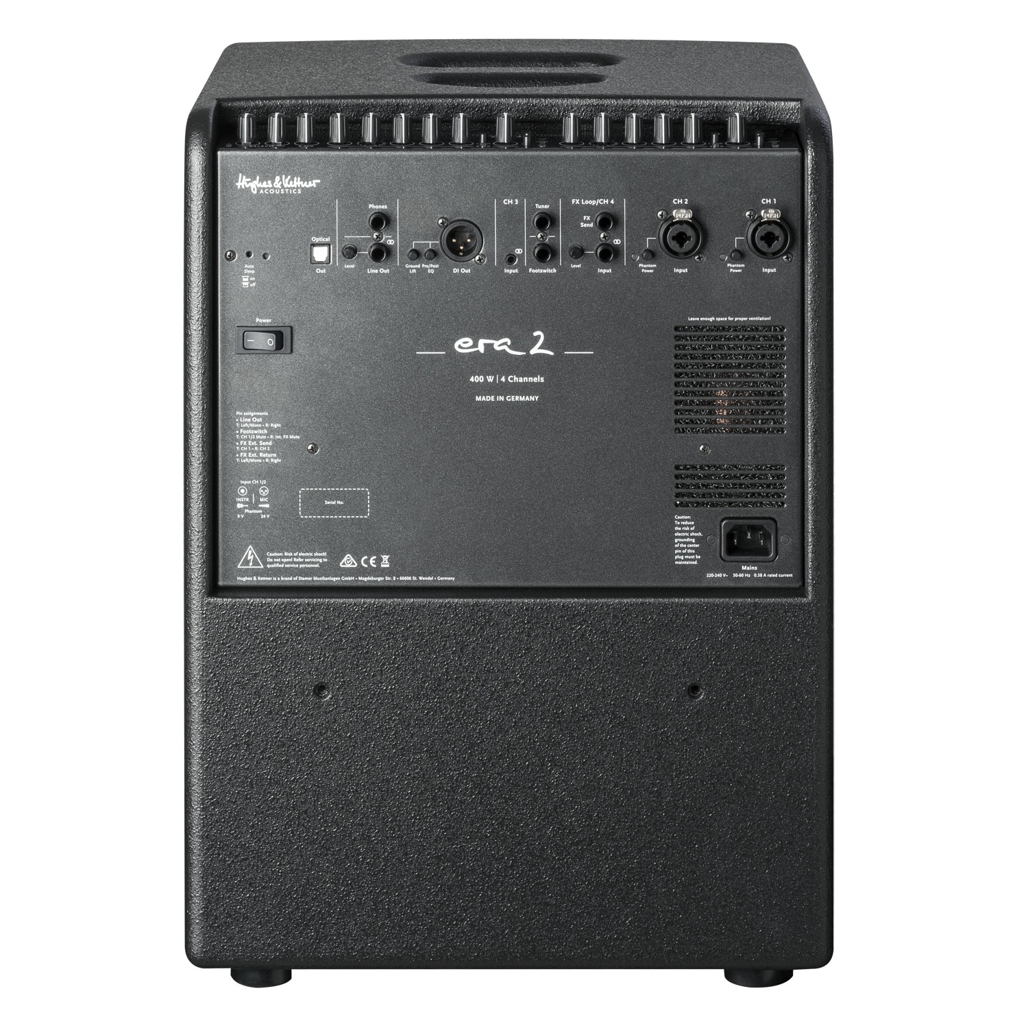 Hughes & Kettner Amplificateur acoustique Era 2 - Noir