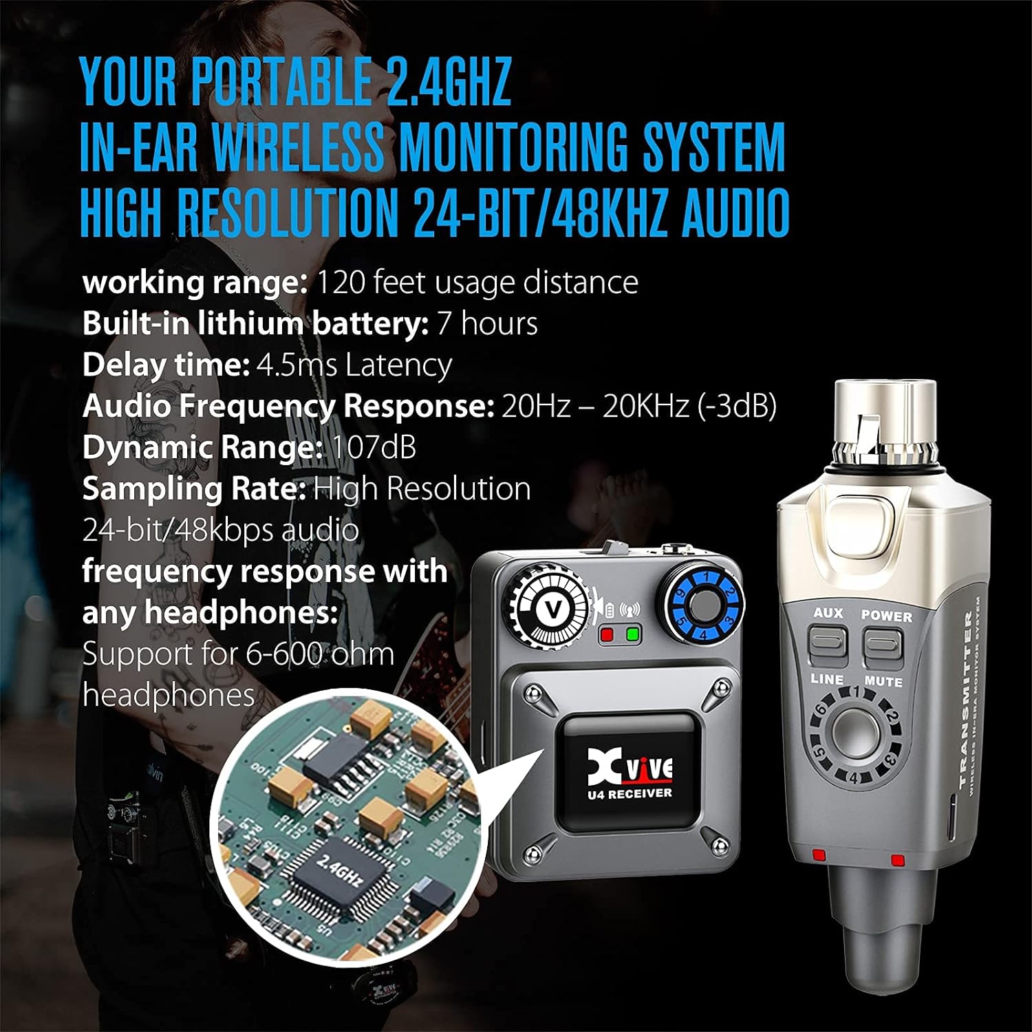 Xvive Audio XVIVE-U4 Wireless In Ear System