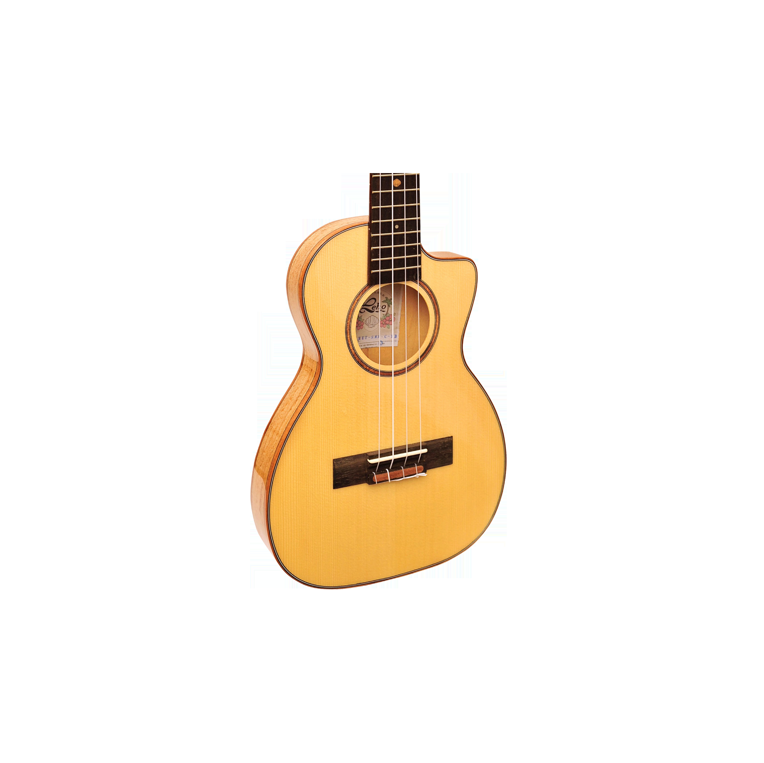 Leho Ukulélé ténor, épicéa / érable coti, corps mince