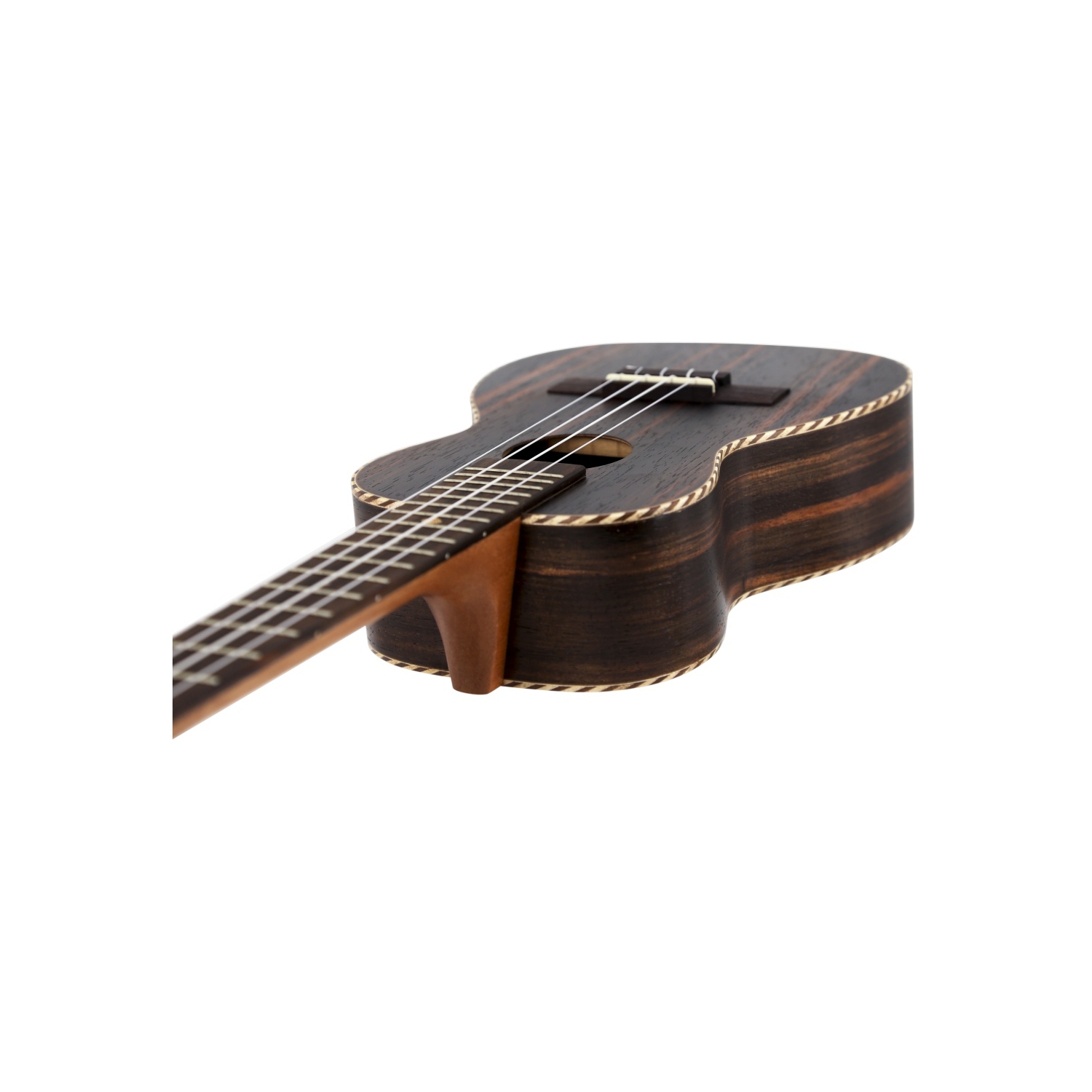 Leho Ukulélé concert à dos arqué en ébène