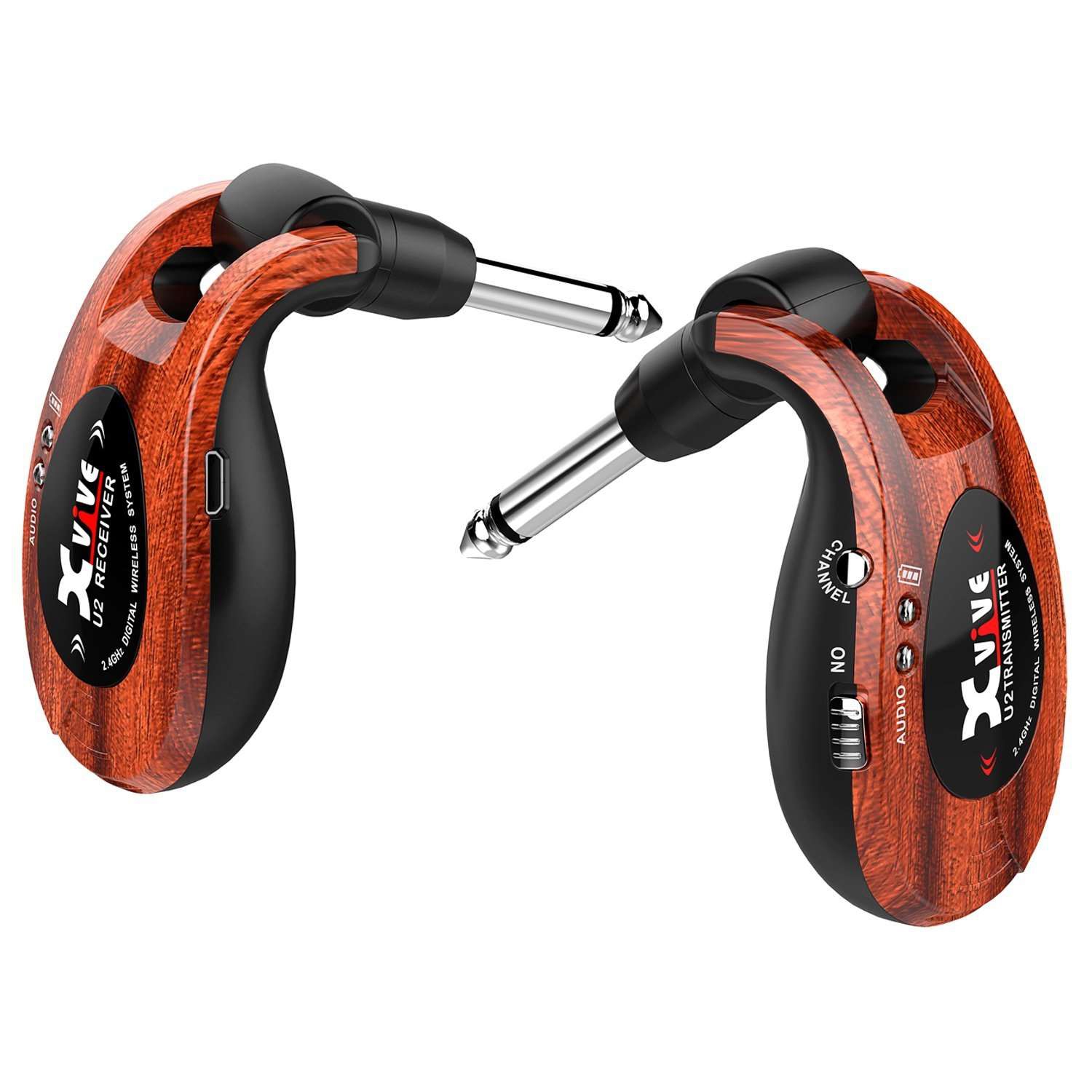 Xvive Audio U2 Guitar Wireless System - Wood Grain