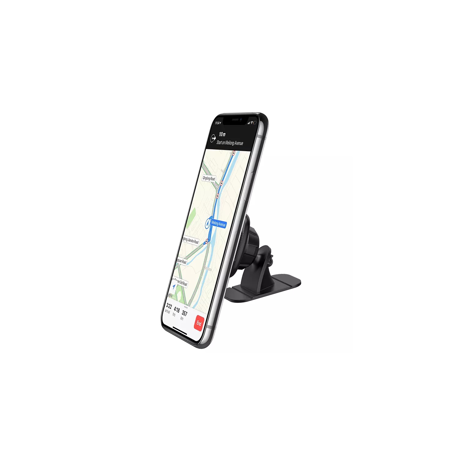 Magnetic Phone Car Mount, Magnet Phone Holder for Car Built-in Strong Magnets, 360° Rotation Dashboard Mount with Strong VHB Adhesive Mounting