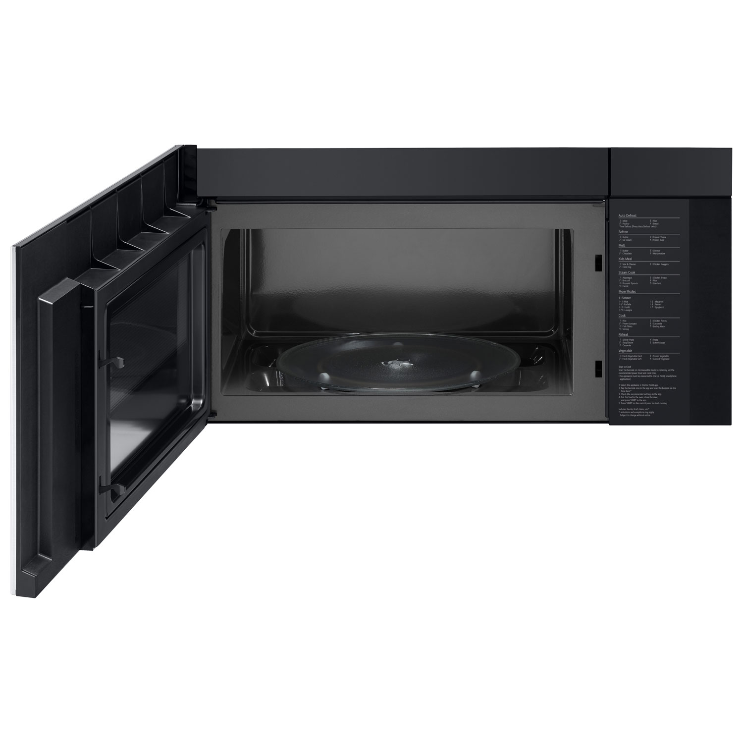 Four à micro-ondes à hotte intégrée avec EasyClean de LG - 2 pi³ - Inox antiempreinte