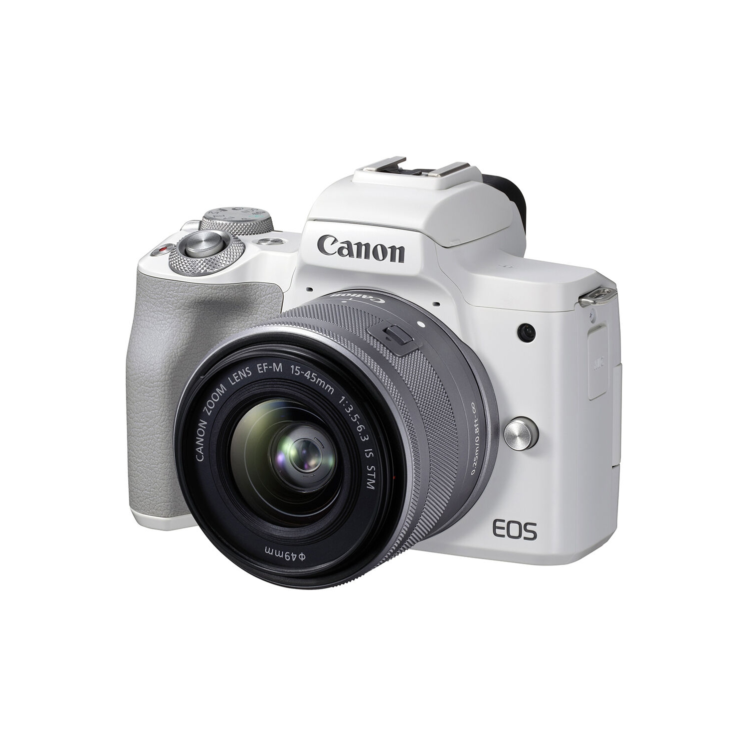 Canon EOS M50 Mark II Mirrorless Camera W/ 15-45mm Lens + 64GB Card Pro Bundle