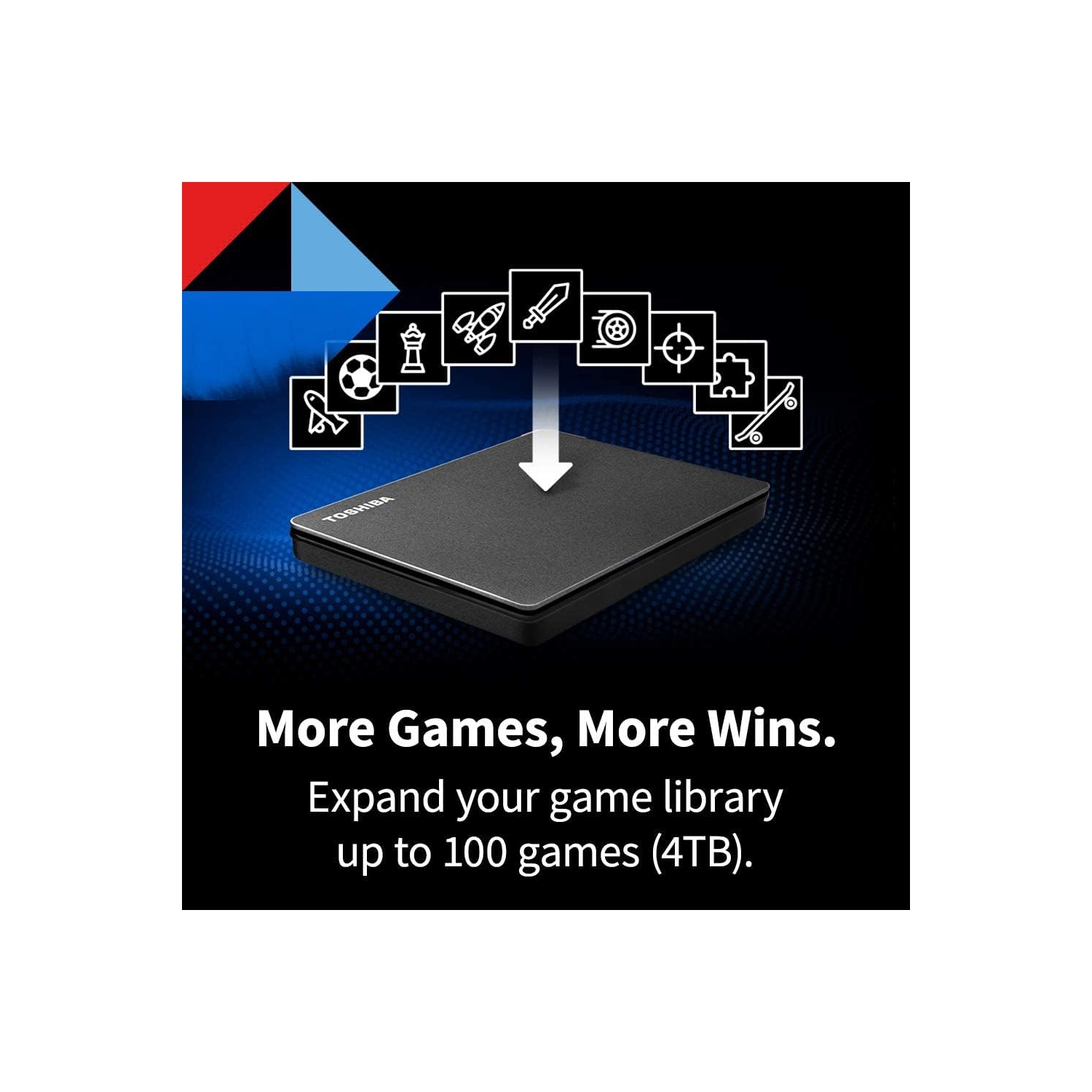 Disque dur externe USB 3.0 Canvio Gaming de 2 To de Toshiba