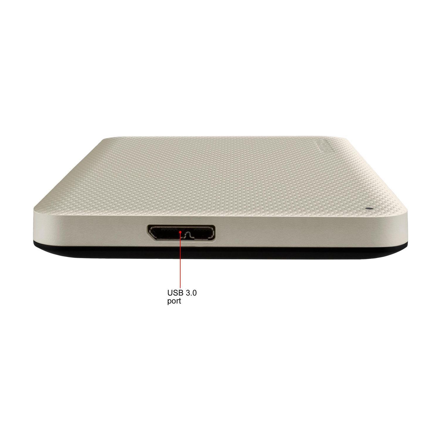 Toshiba Canvio Advance 2TB USB 3.0 External Hard Drive - White