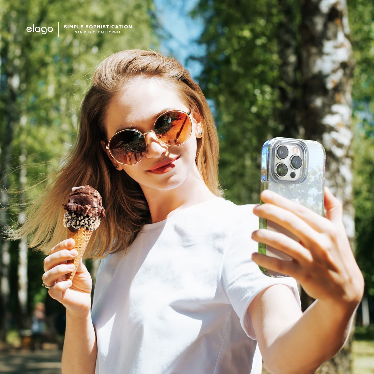 elago Hybrid Clear Case Compatible with iPhone 14 Pro Max Case- 6.7" -Military Grade Drop Protection, PC + TPU Hybrid Technology, Reduced Yellowing,