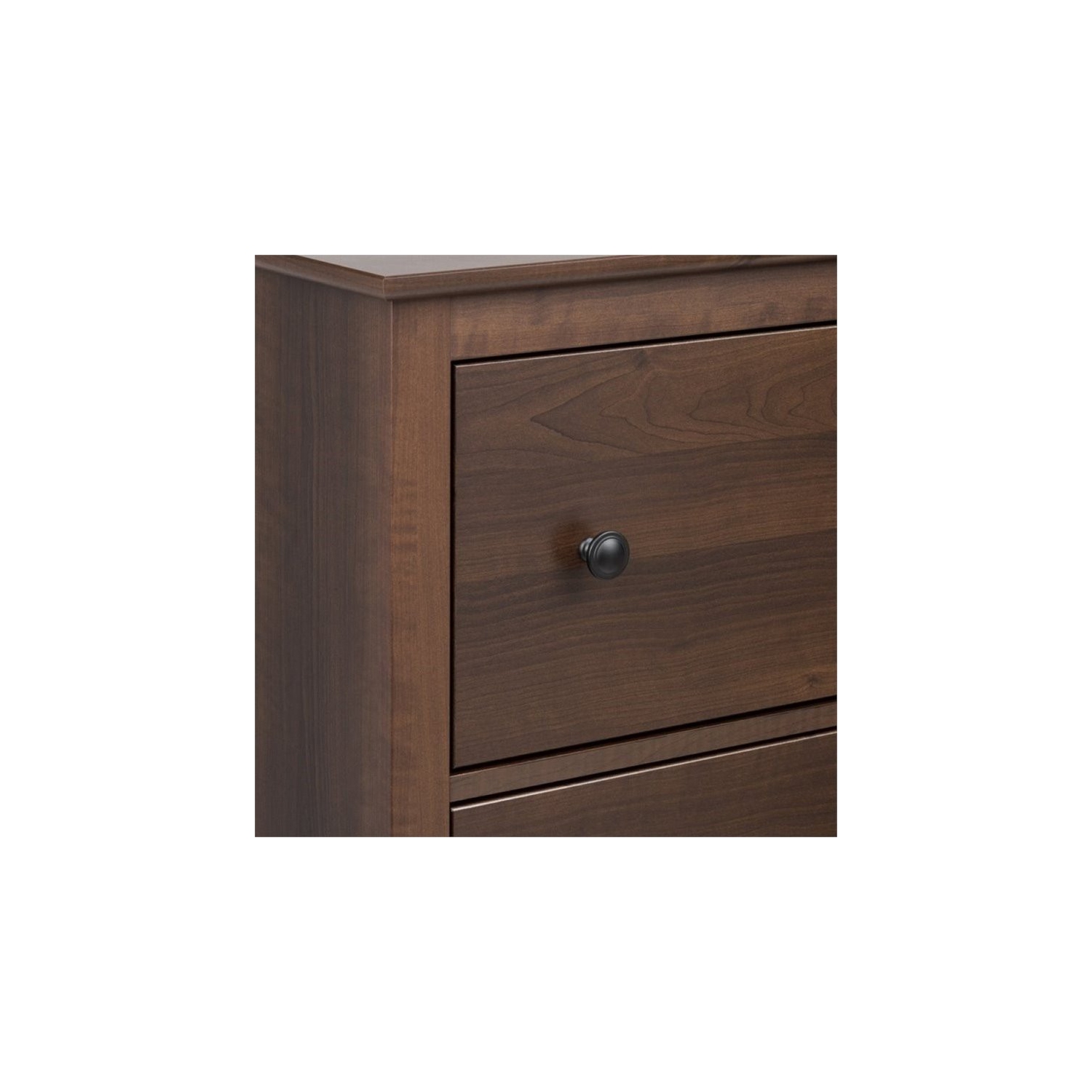 Wright Home Solid Wood 2 Drawers Nightstand in Espresso Finish