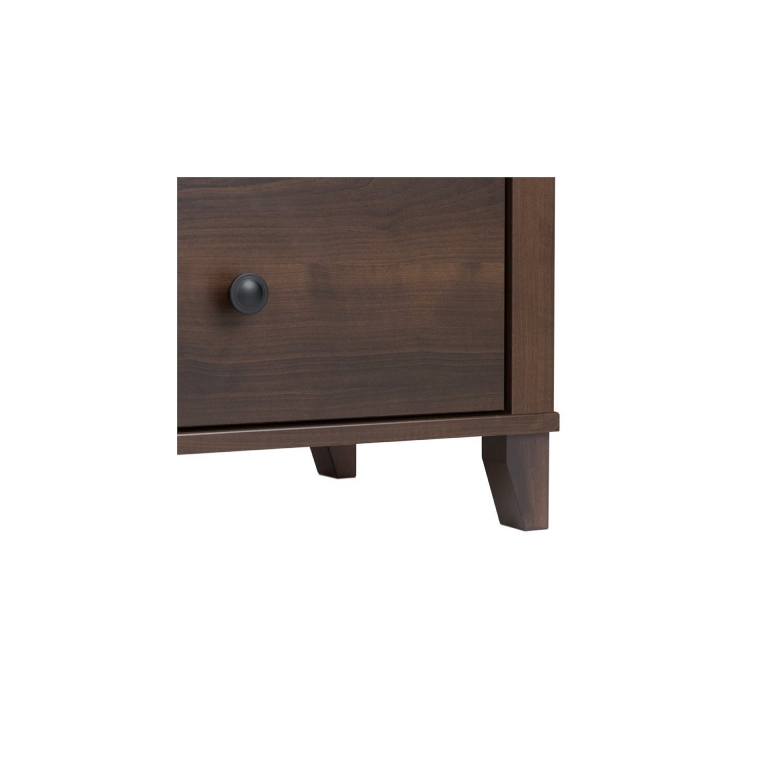 Wright Home Solid Wood 2 Drawers Nightstand in Espresso Finish
