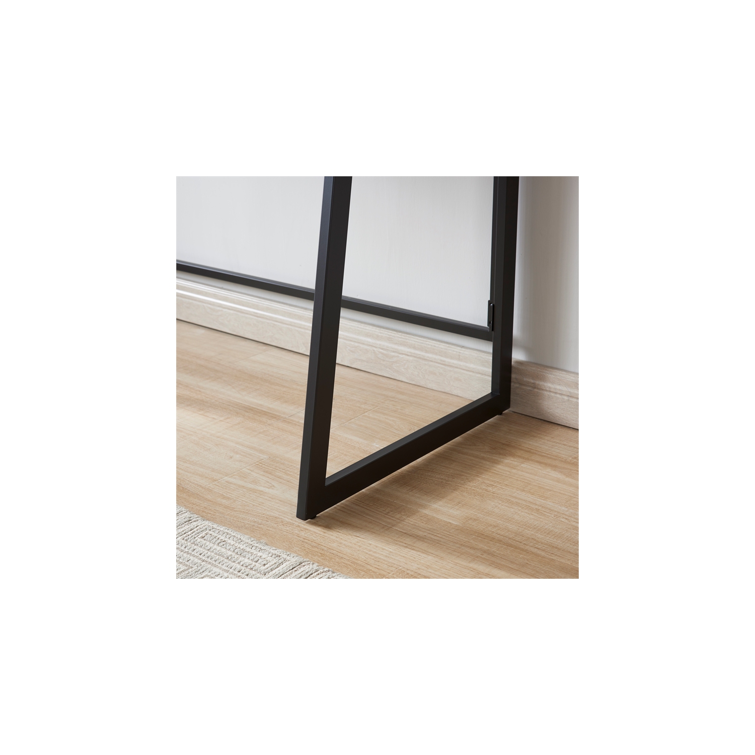 70004-CCGM Mixed Metal and Wood Desk in Gray Concrete/Gunmetal