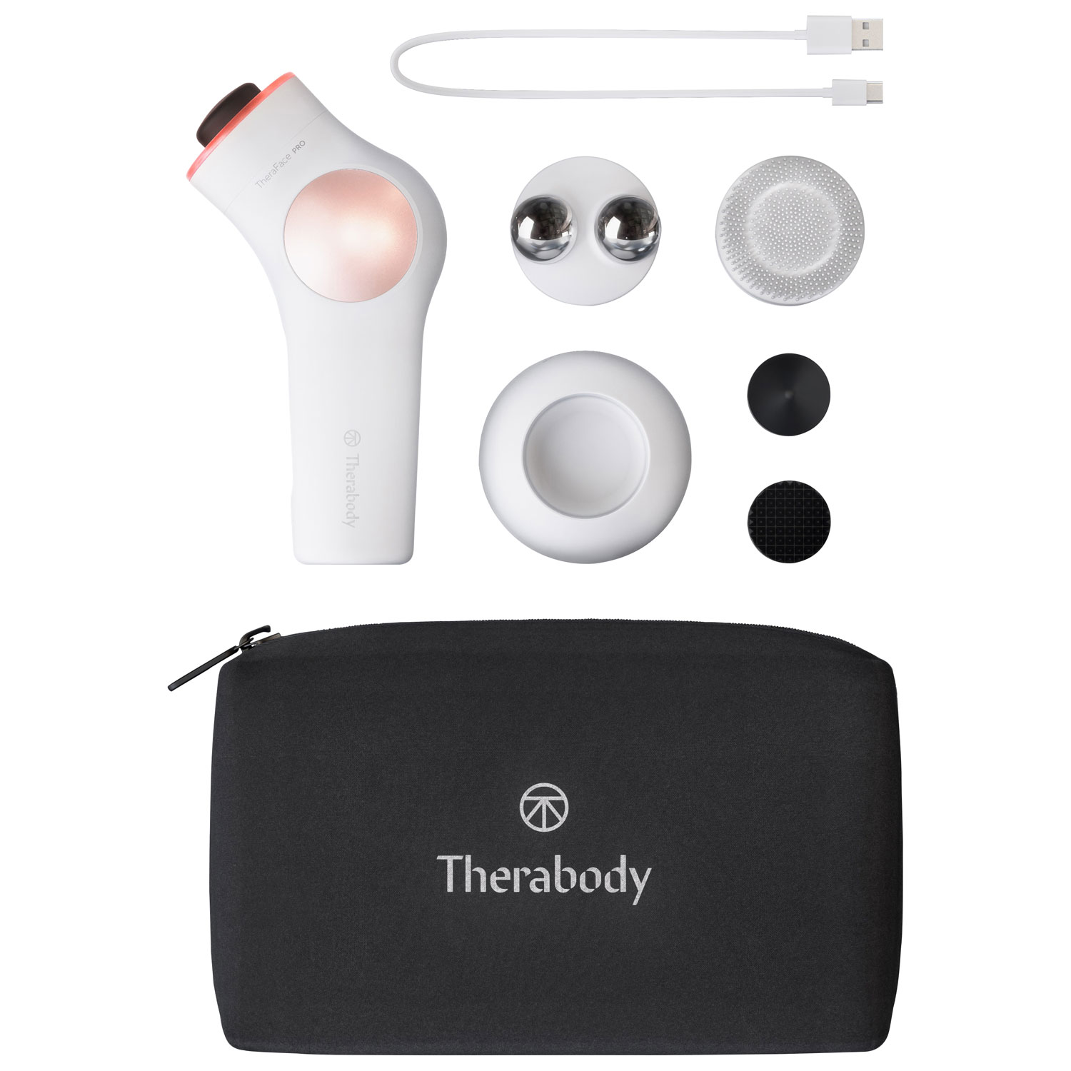 Theragun TheraFace Pro Percussive Skin Care & Cleansing Device - White