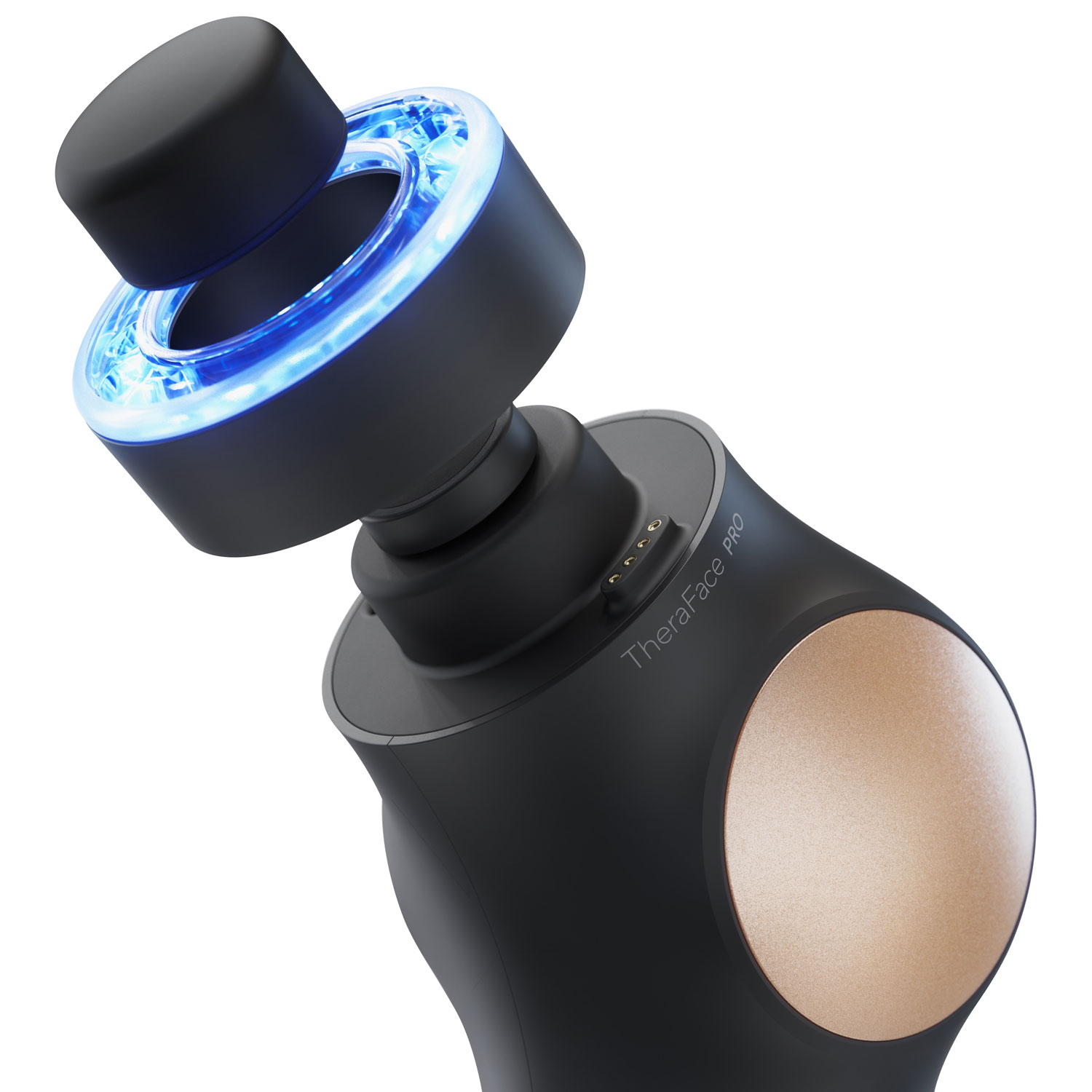 Appareil à percussion pour soins et nettoyage de la peau TheraFace Pro de Theragun - Noir