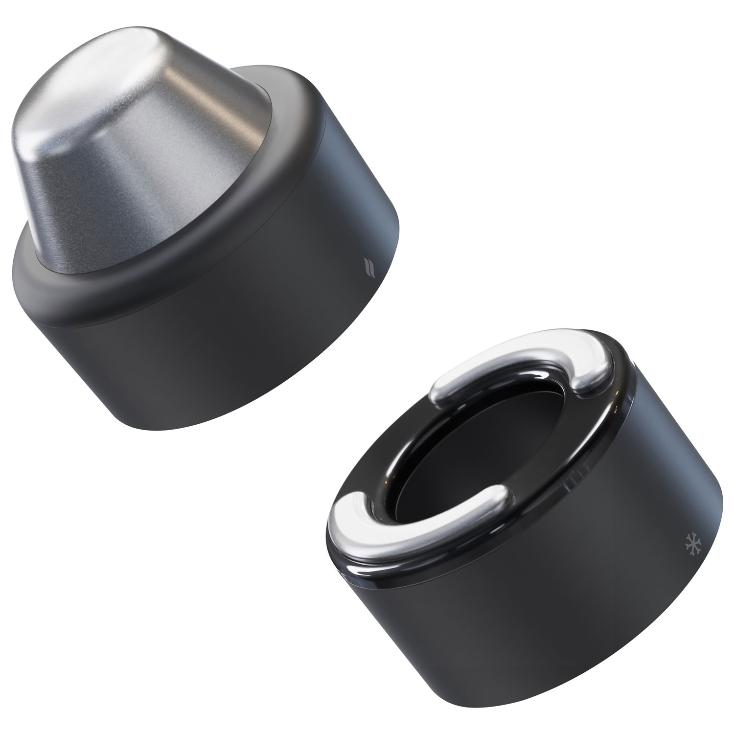 Anneaux chauds et froids TheraFace Pro de Therabody - Noir