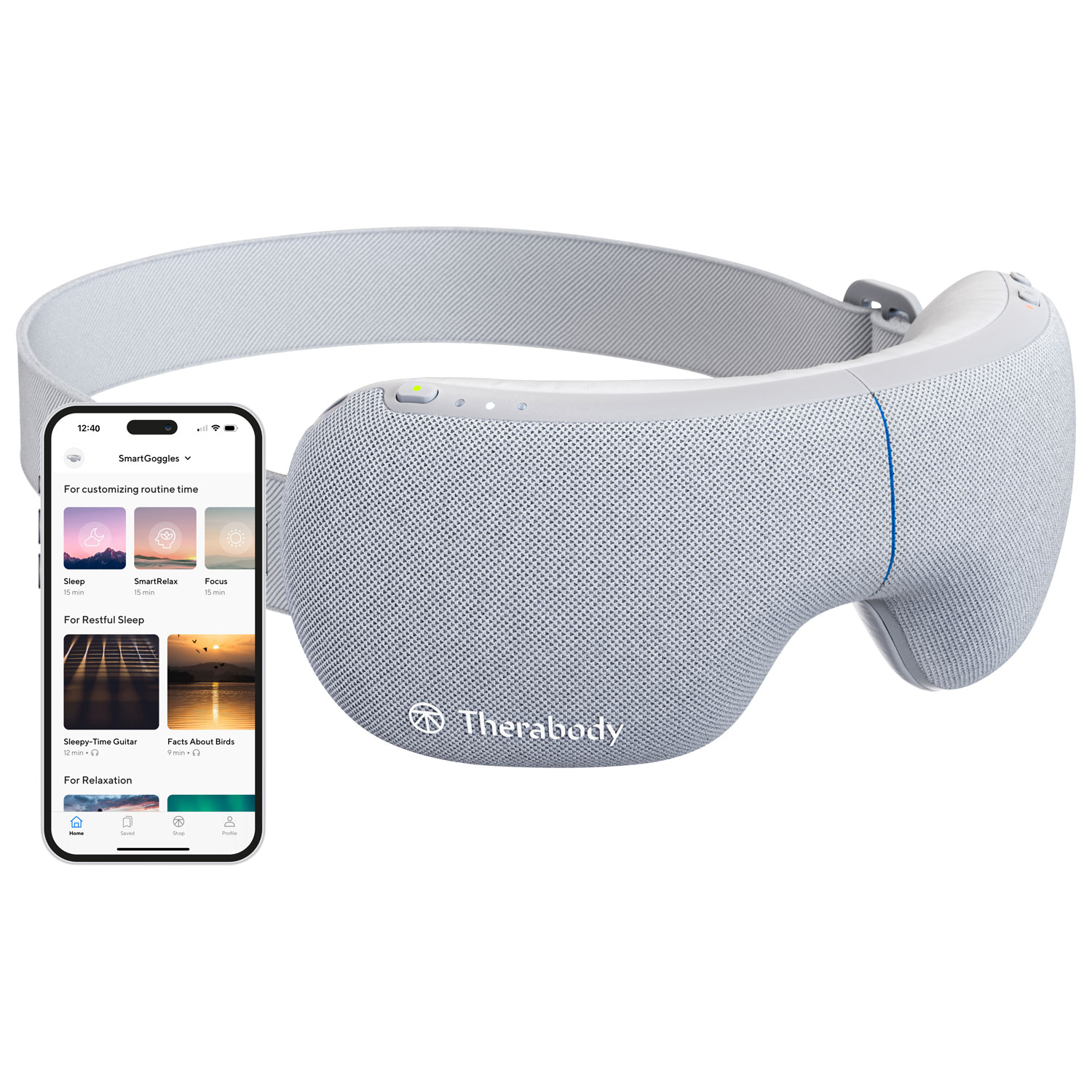 Therabody Smart Goggles - Grey