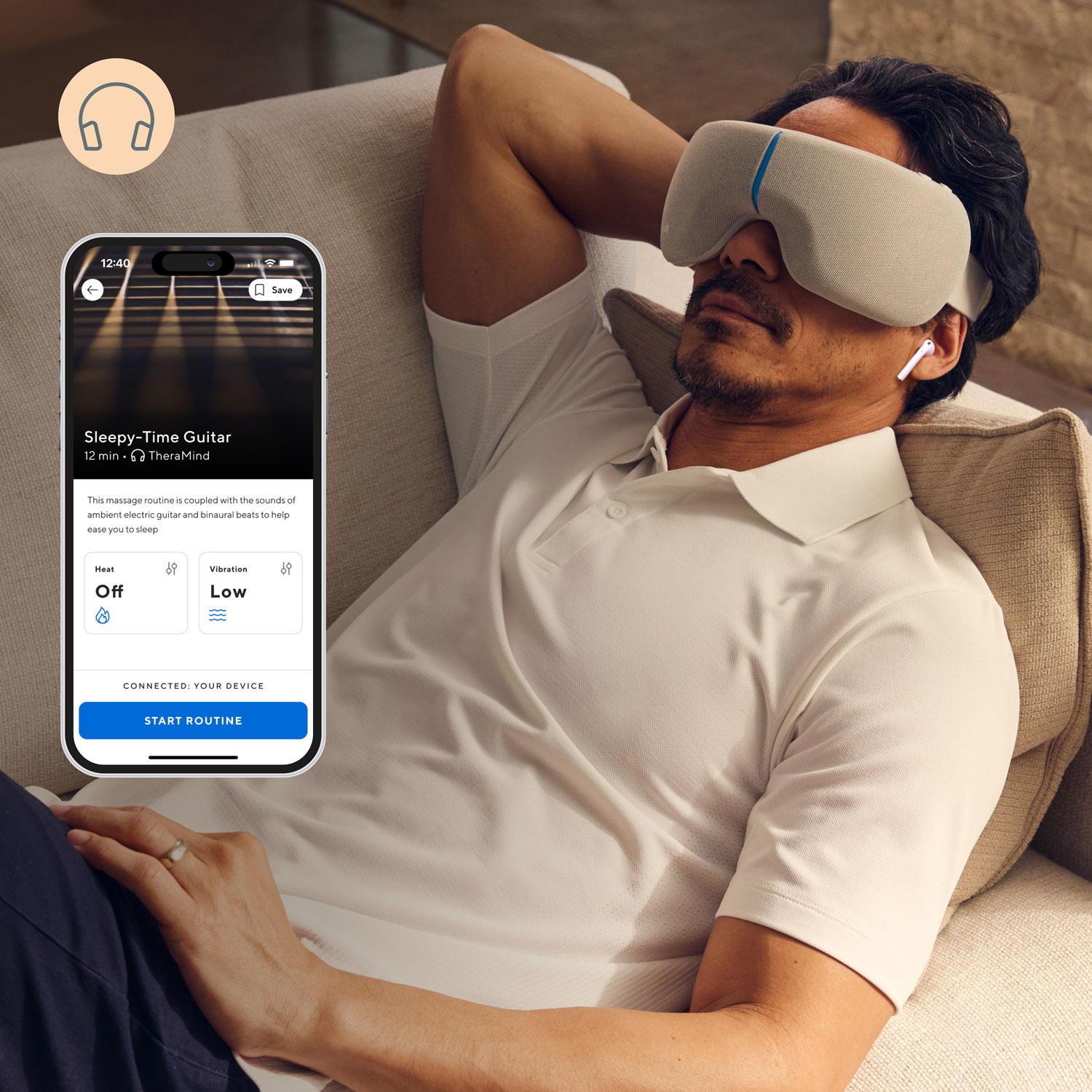 Therabody Smart Goggles - Grey