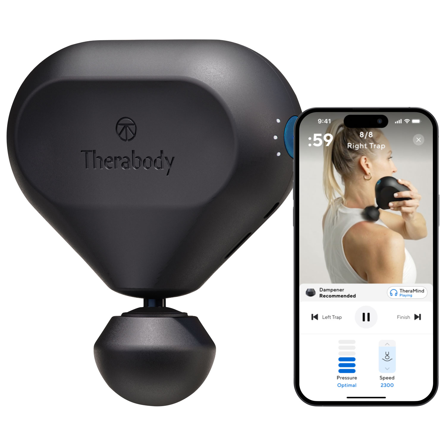 Therabody Theragun mini 2.0 Handheld Percussive Massage Device - Black