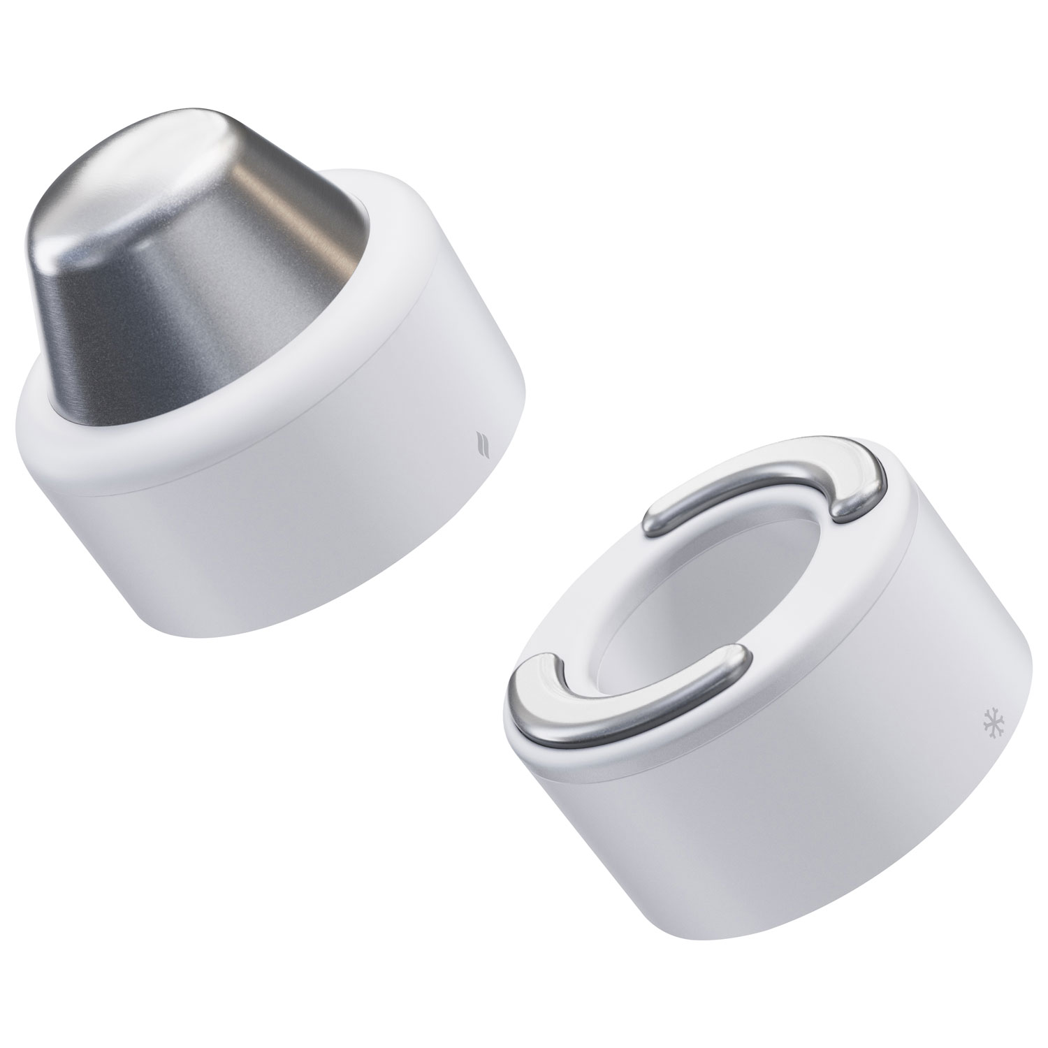 Therabody TheraFace Pro Hot and Cold Rings Attachment - White