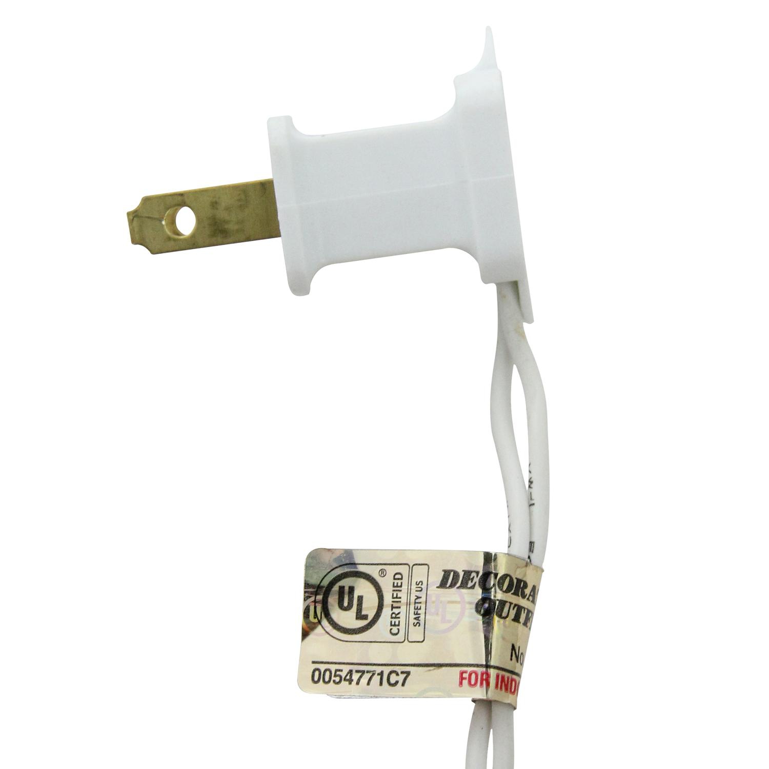 4' Pre-Lit Slim White Artificial Tinsel Christmas Tree - Clear Lights