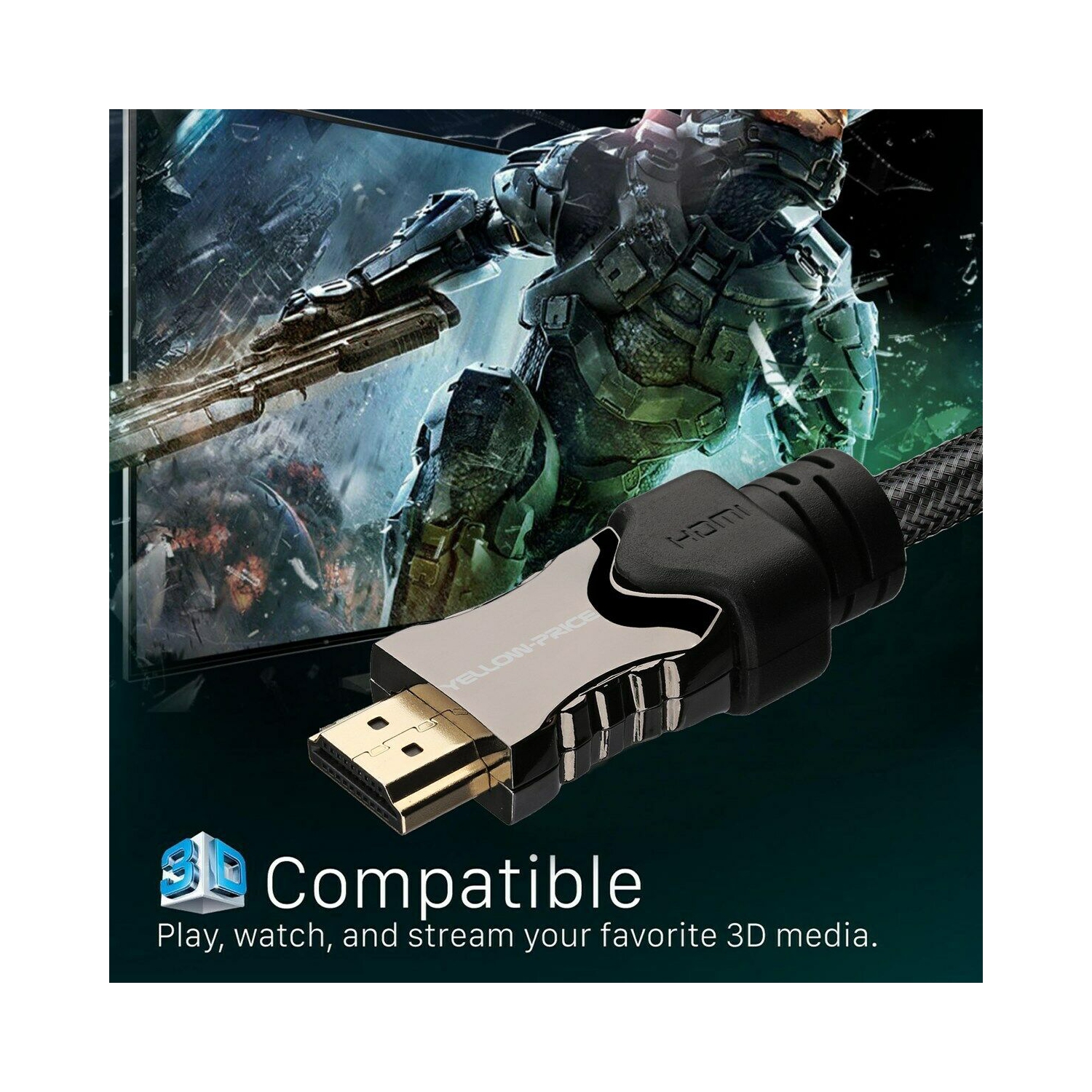 1.5ft 8K@120Hz HDMI 2.1 Cable Supports HDR eARC for PS5/4, Xbox, Nintendo Switch