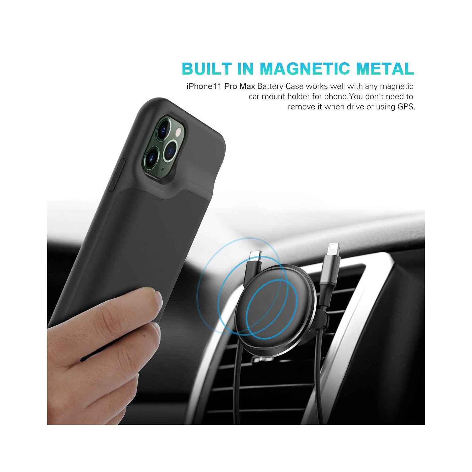 Protective Portable Charging Battery Case for Apple iPhone 5s 6 7 8 Xs 11 SE2020