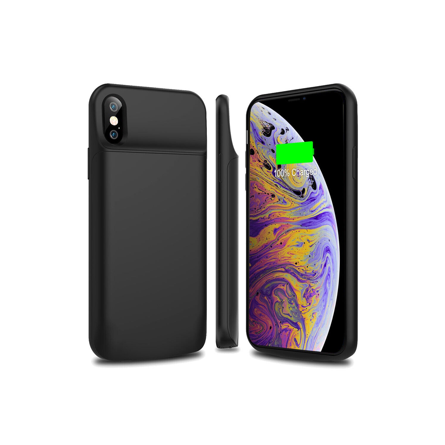 Étui de protection avec batterie intégrée pour iPhone 5s 6 7 8 XS de 11 SE2020&nbsp;mm d'Apple