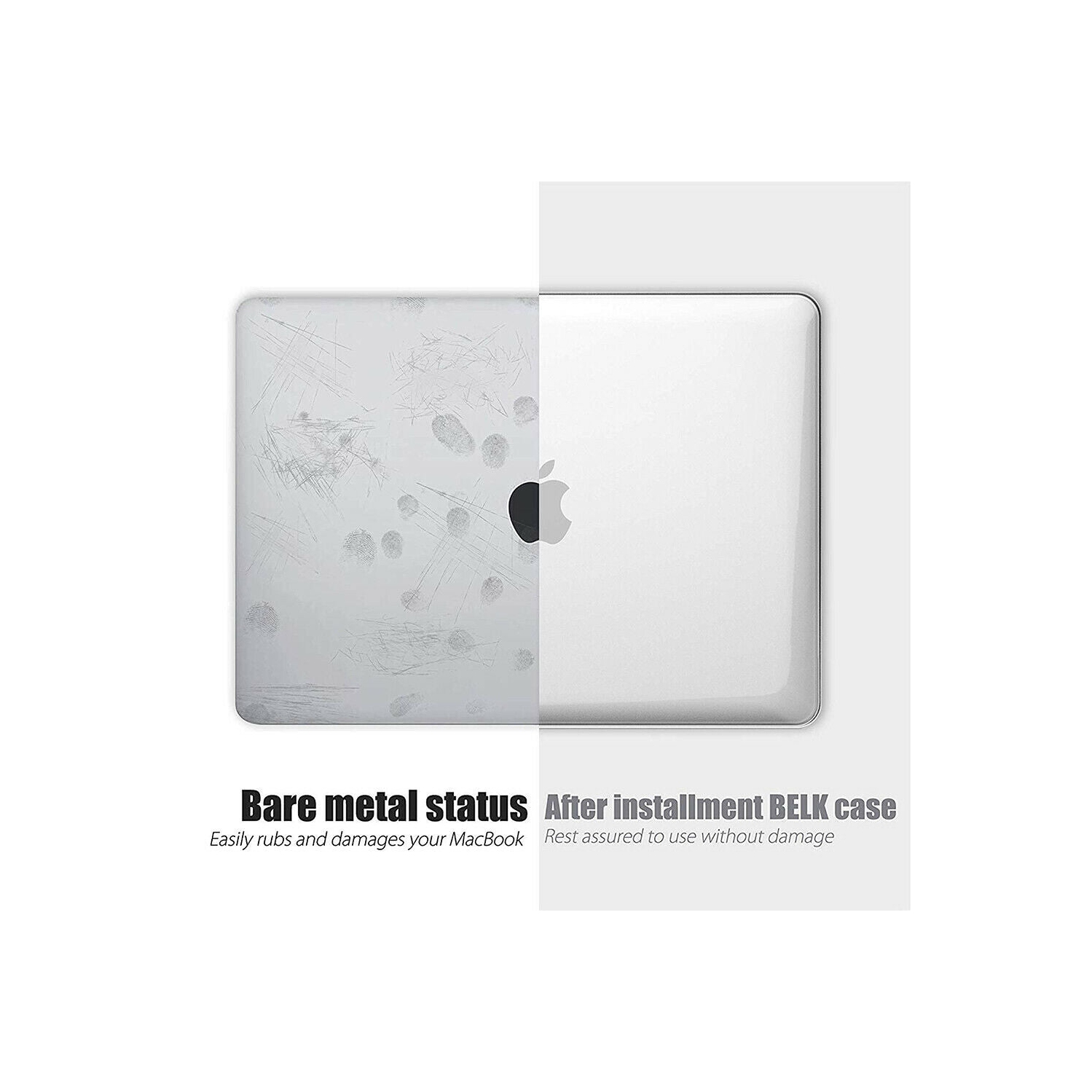 MacBook Pro 13" A2251 A2289 2020 Clear Case + Keyboard Cover + Screen Protector